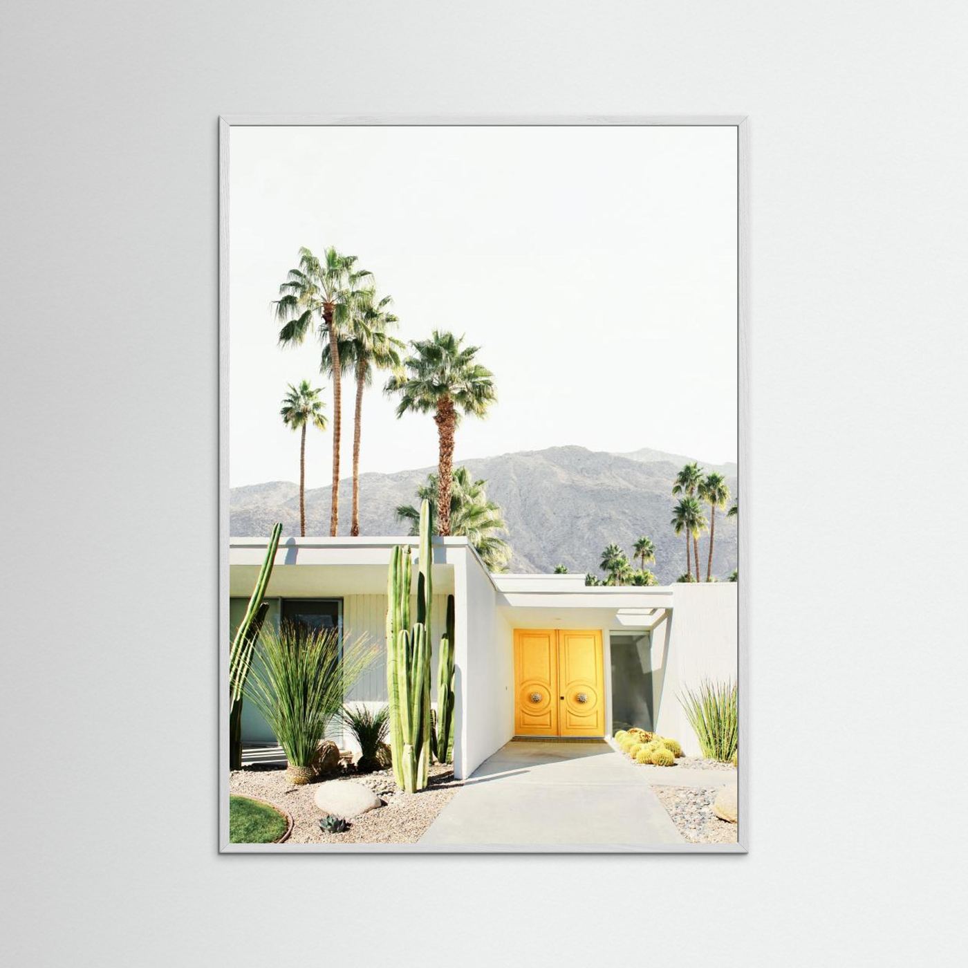 Palm Springs Yellow Door by Kathrin Pienaar