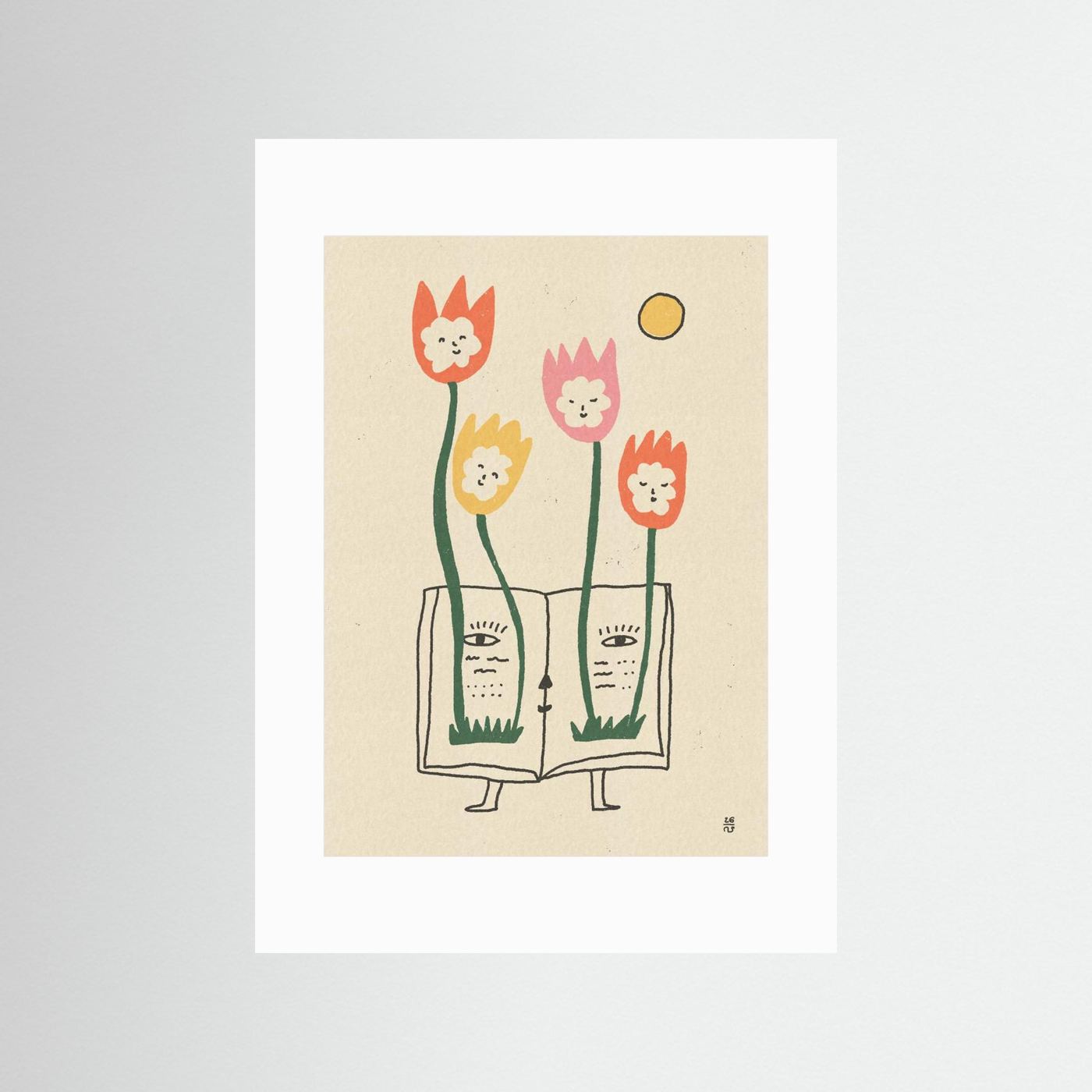 Growing Book Flowers by Raipa Studio