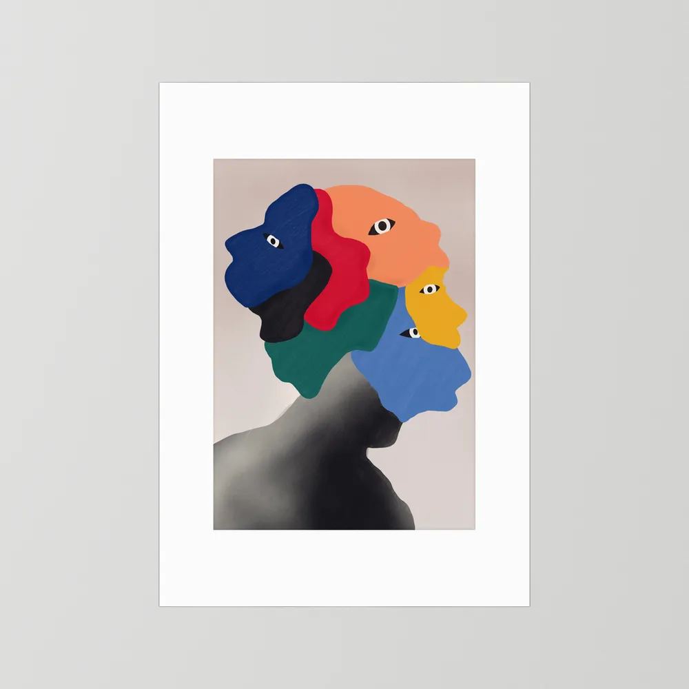 Sides of Masks by Little Dean