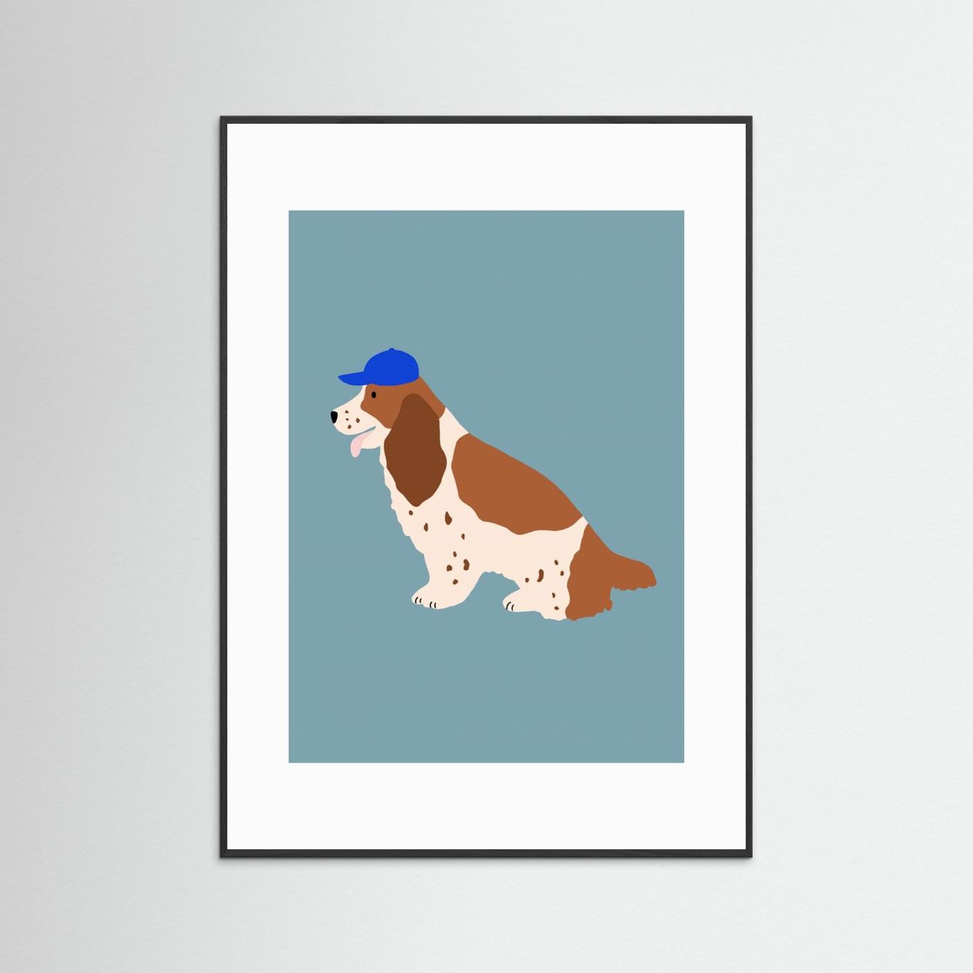 Cocker Spaniel with Cap by Maren Gross