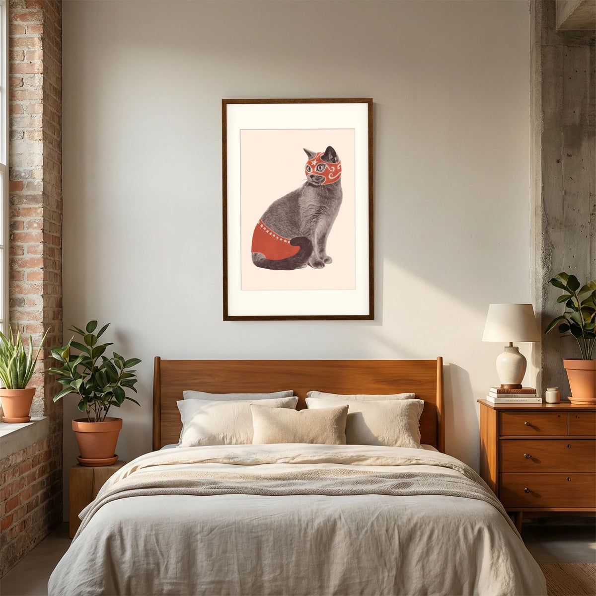 Chat Catcheur by Florent Bodart