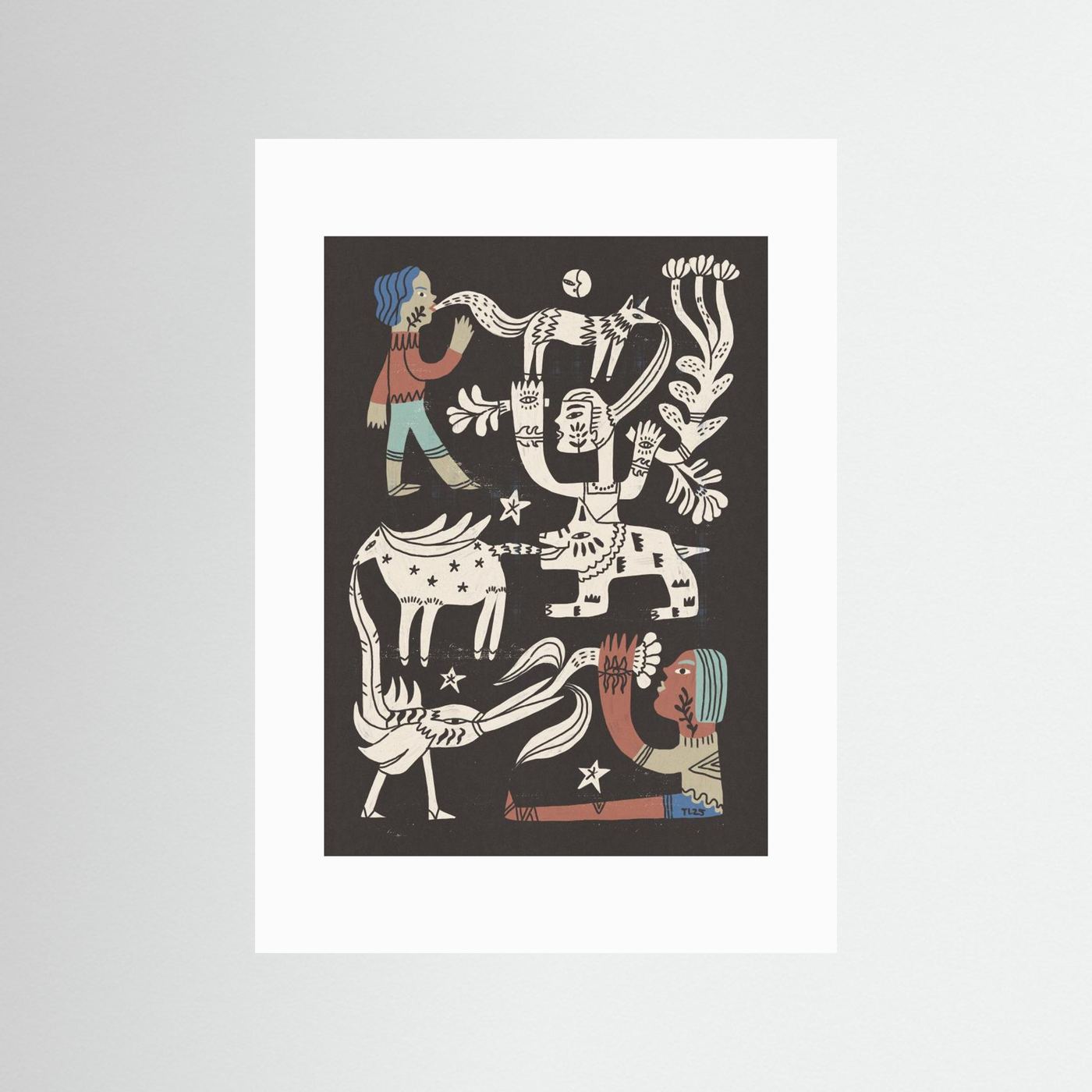 Tribal Spirit Animals by Raipa Studio