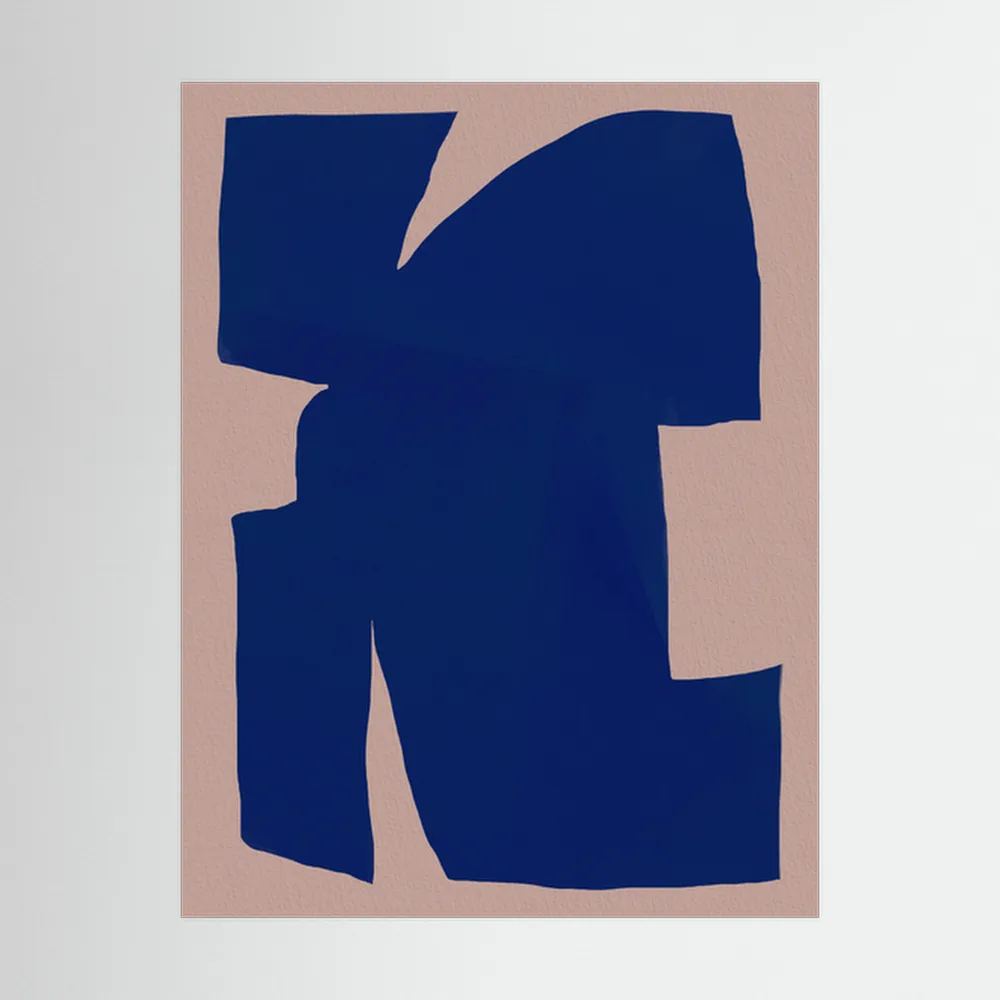 Large minimal shape abstract by Little Dean
