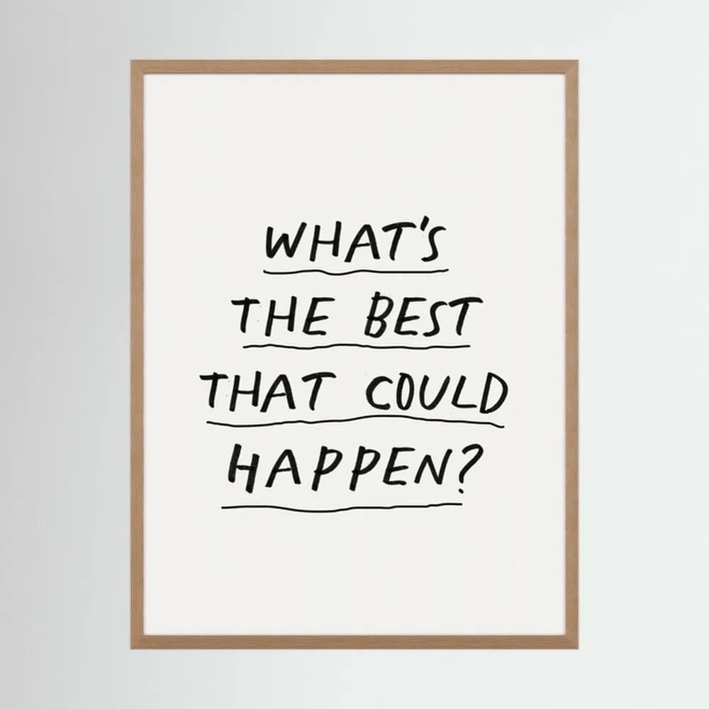 What's the Best That Could Happen F3f2f0 by Brett Wilson