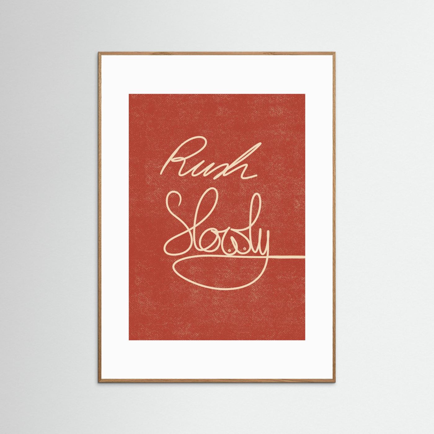 Rush Slowly by Mela Patterns
