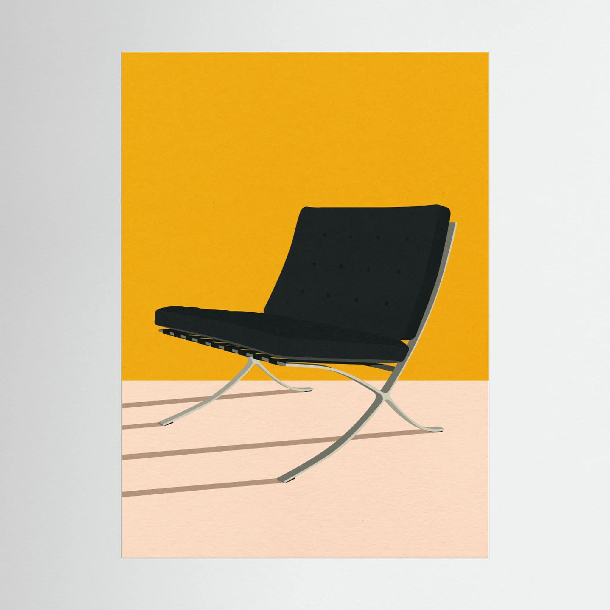Barcelona Chair By Mies Van Der Rohe by Rosi Feist