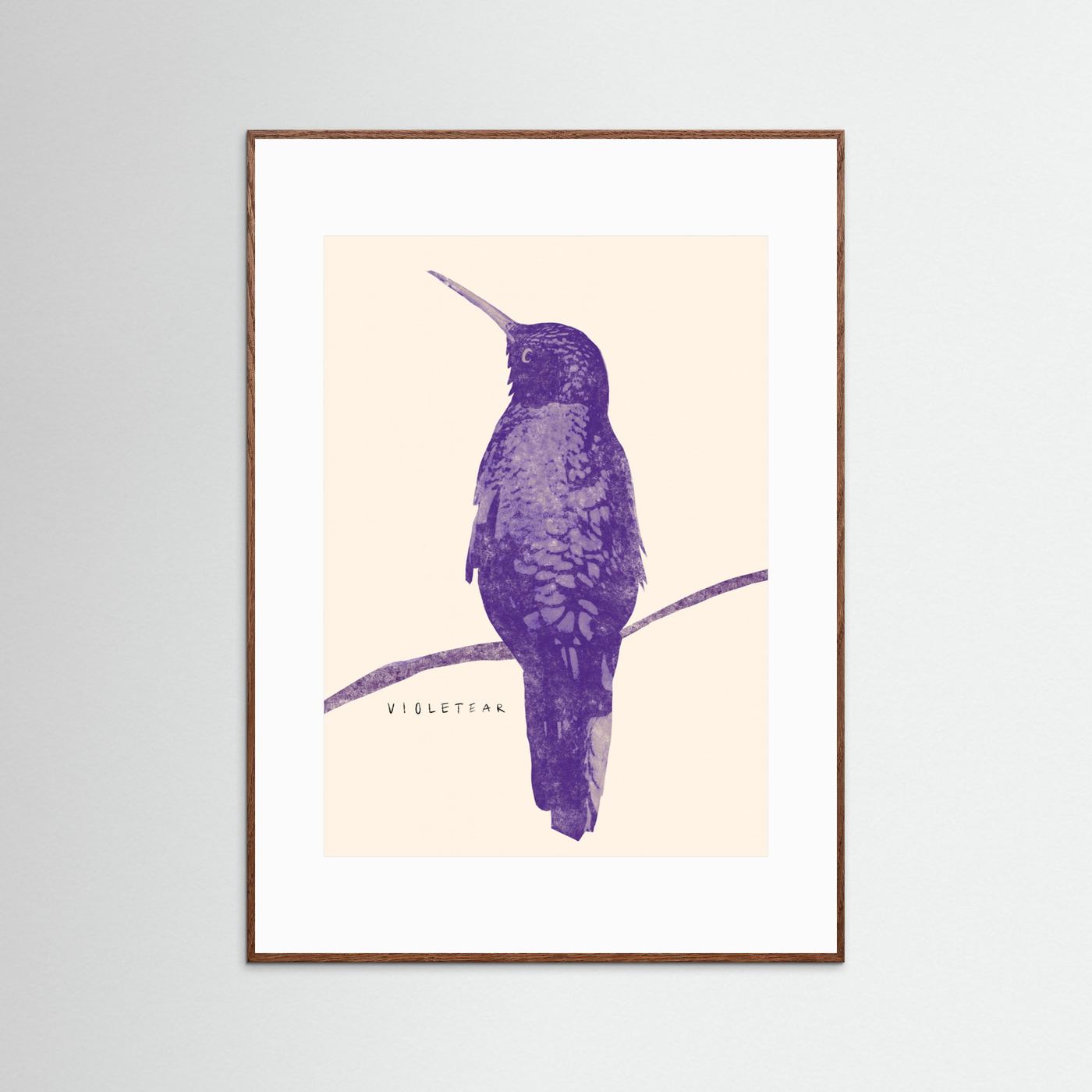 Elegant Violet Hummingbird by Josephin Hermsdorf