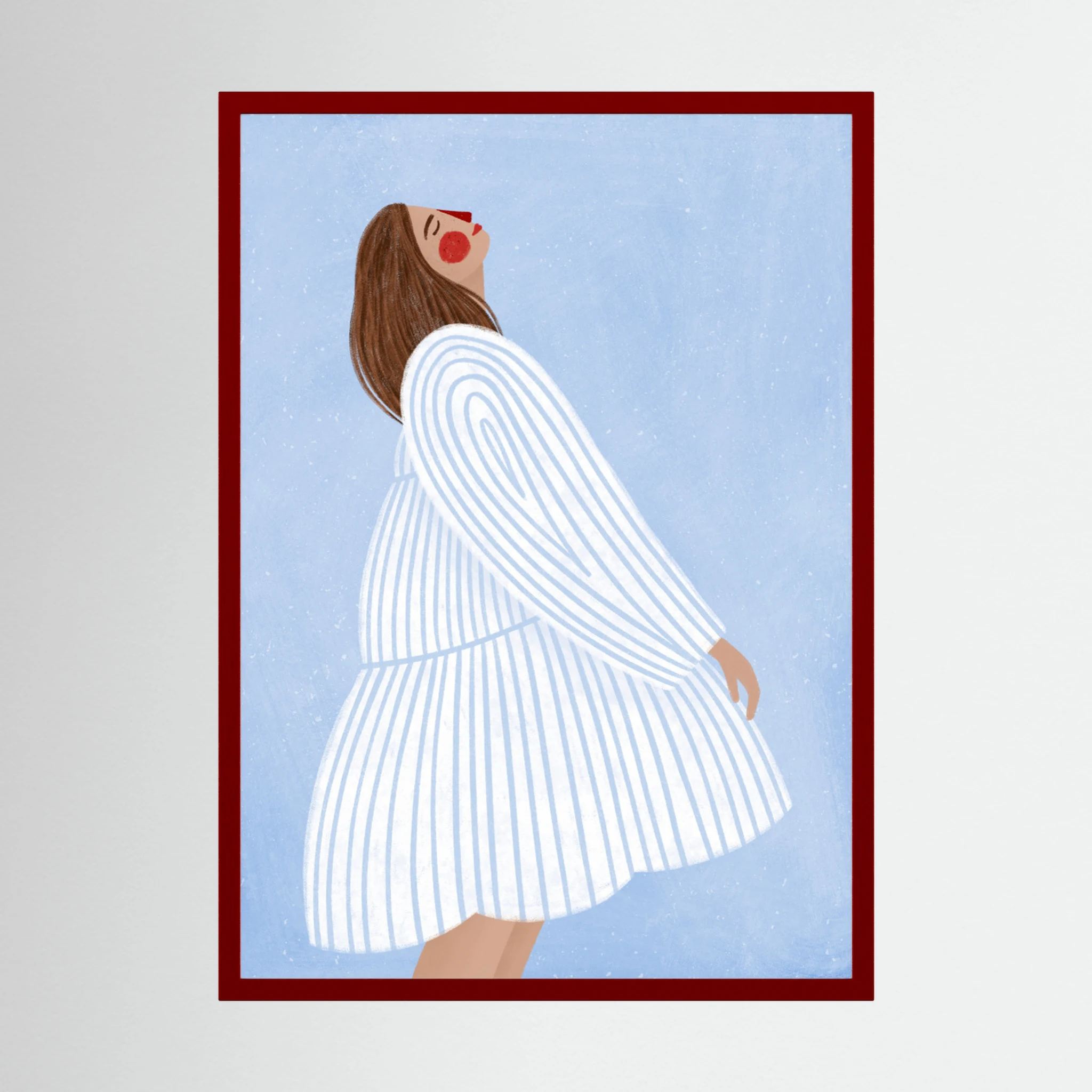The Woman With the Blue Stripes by Bea Müller