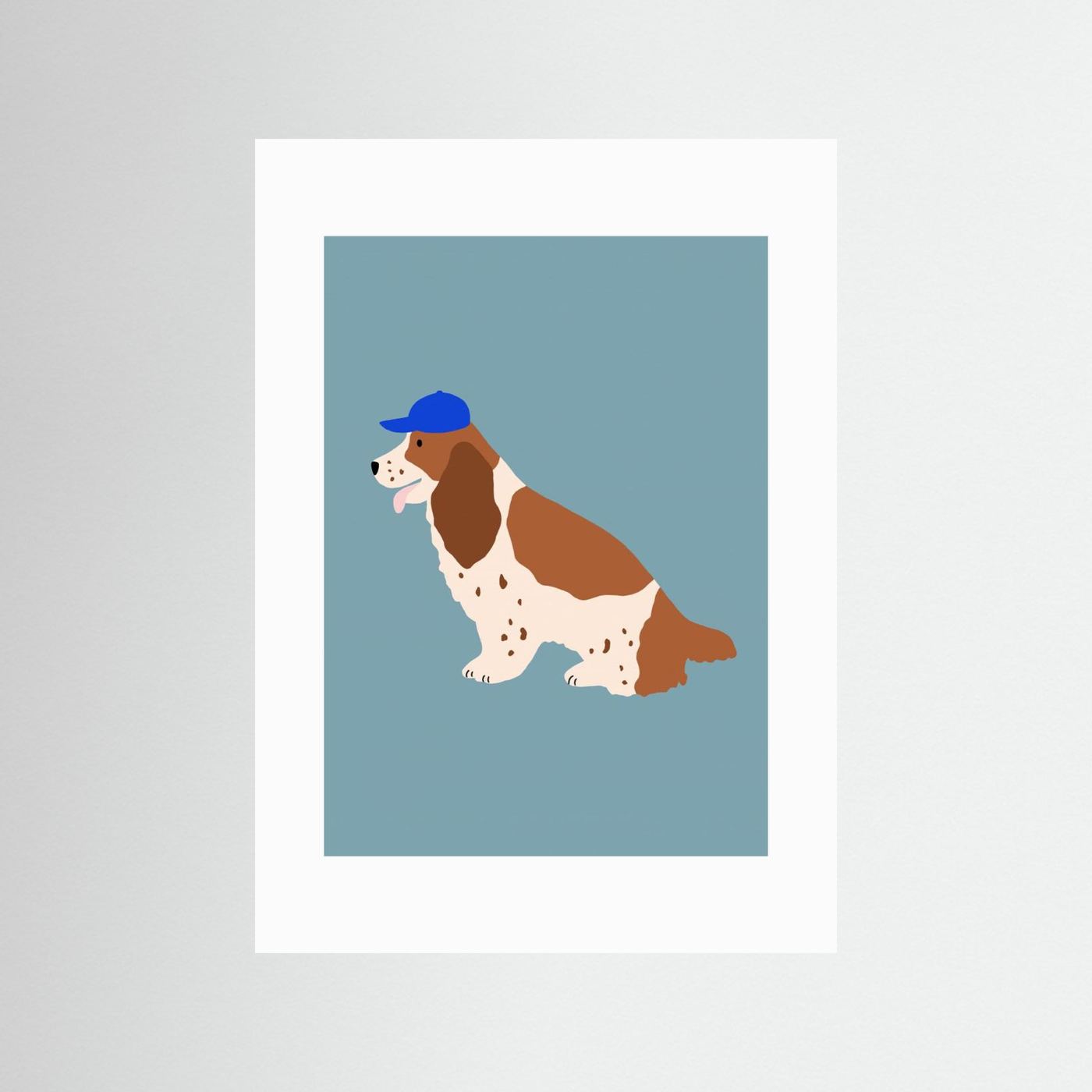 Cocker Spaniel with Cap by Maren Gross