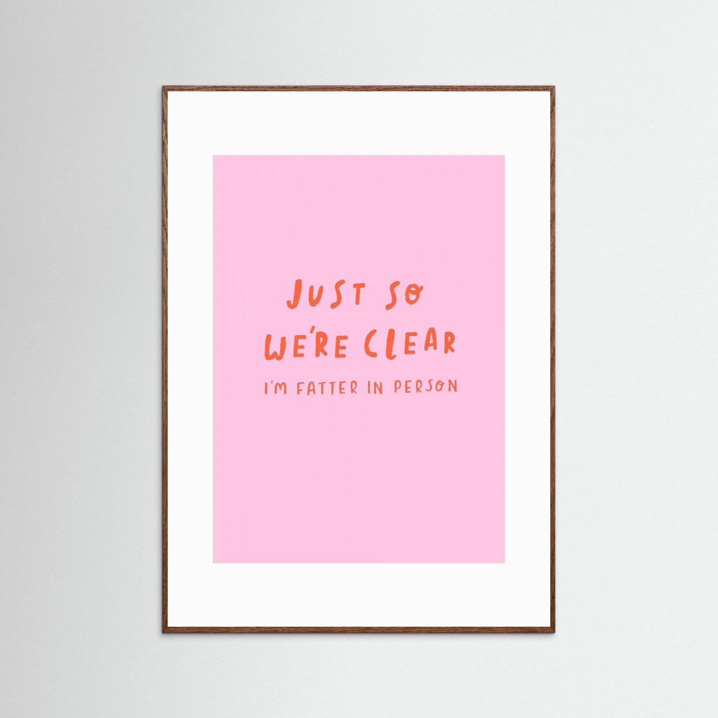 Just so We're Clear by Aislinn Simmonds