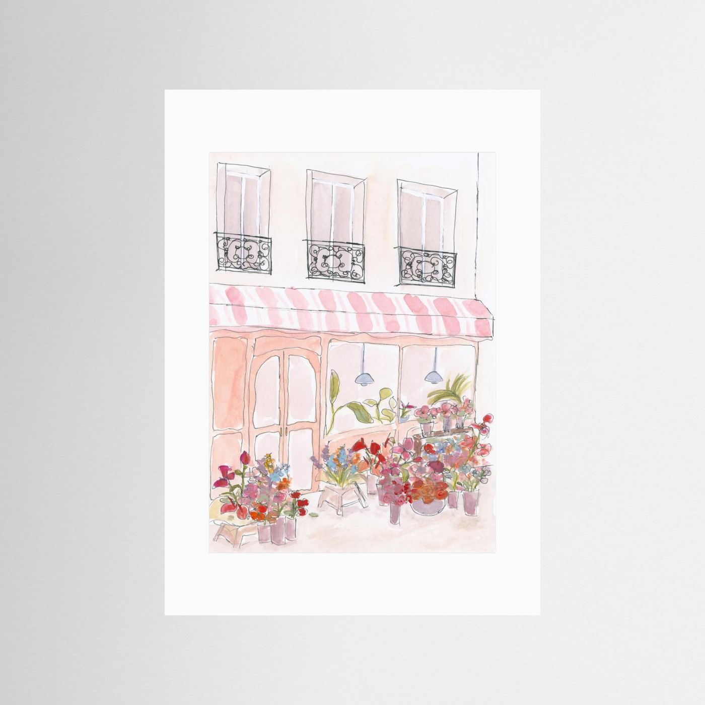 Pink Flower Shop by Katharina Puritscher