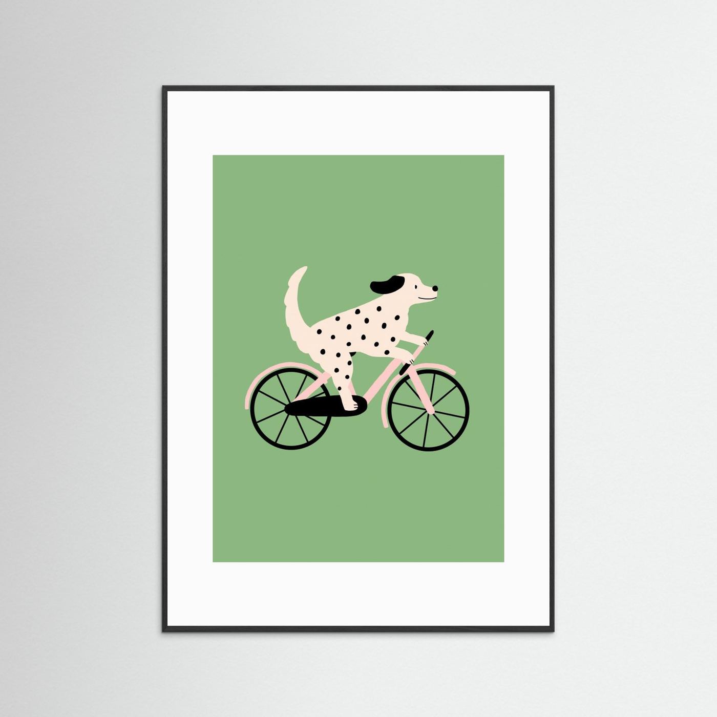 Dog on Bike by Maren Gross
