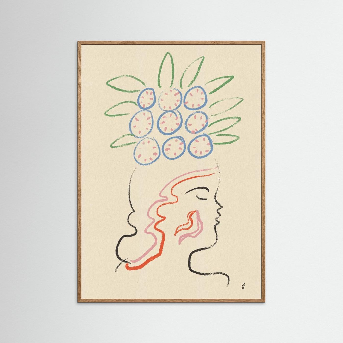 Abstract Woman Profile by Raipa Studio