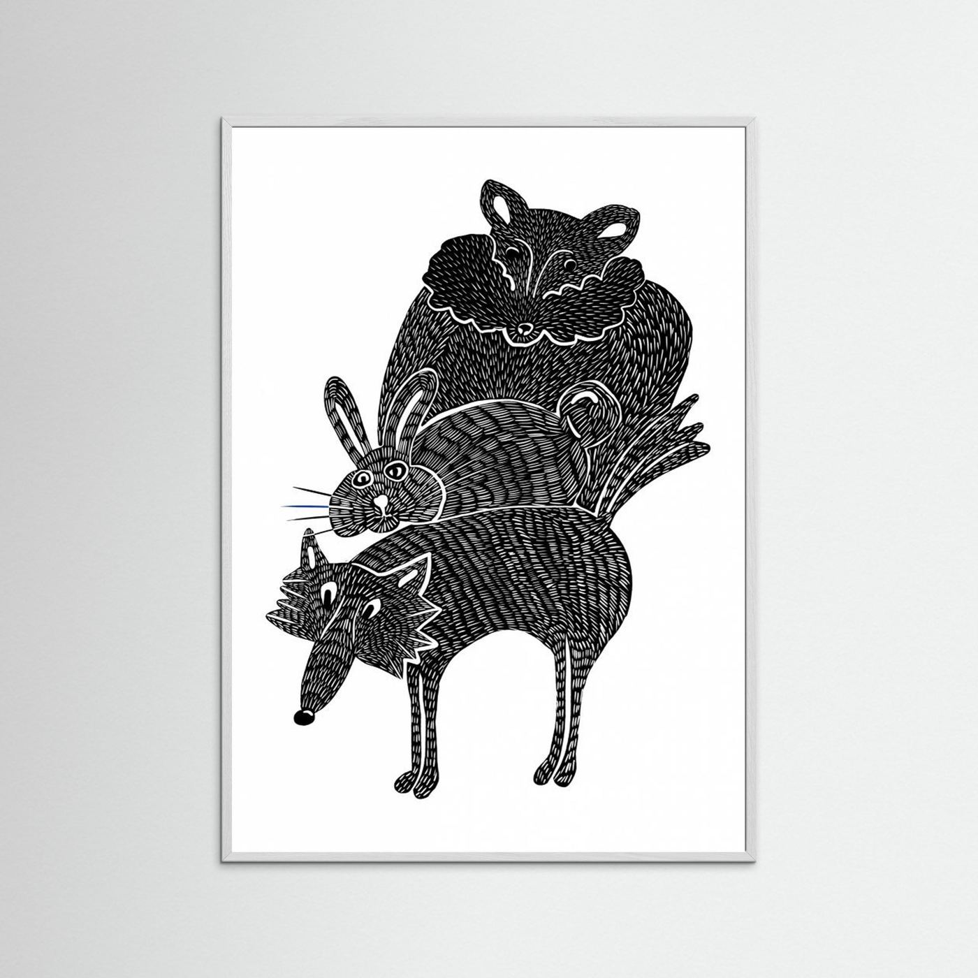 Whimsical Animal Stack by Mela Patterns