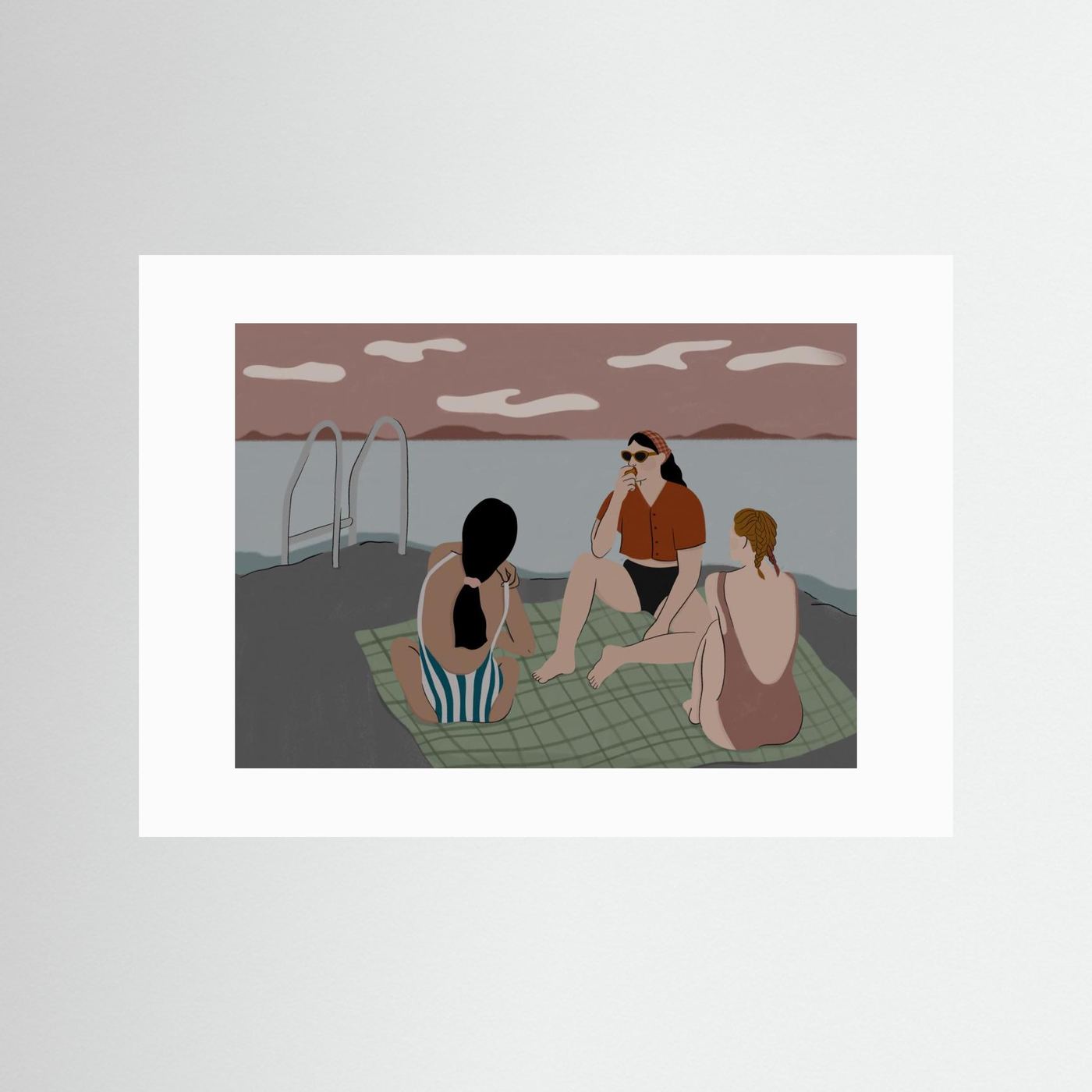 Summer Lake Friends by Ida Alvarsson