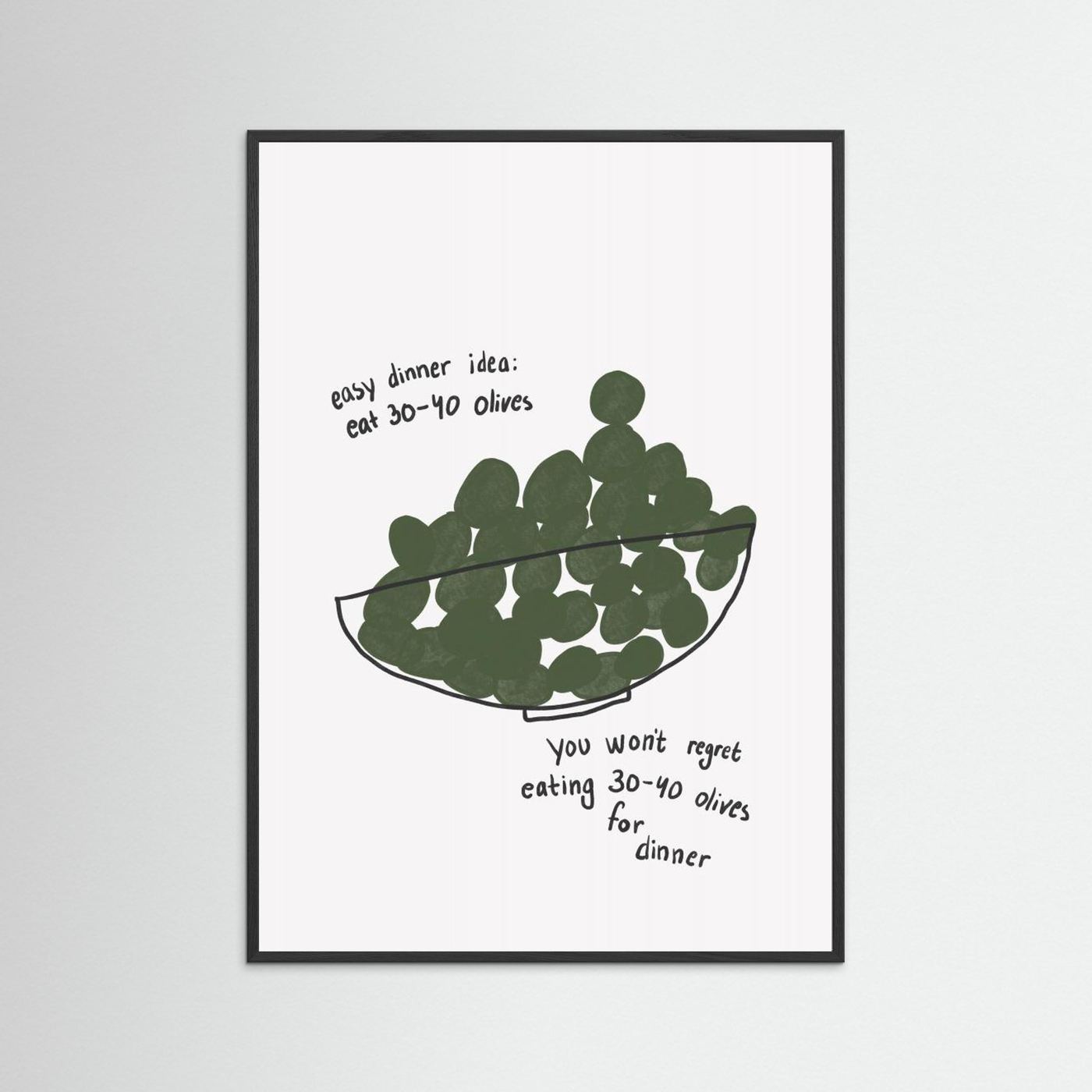 Olives for Dinner by Athene Fritsch