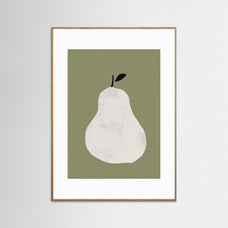 Minimal Pear Still Life by Danushka Abeygoda