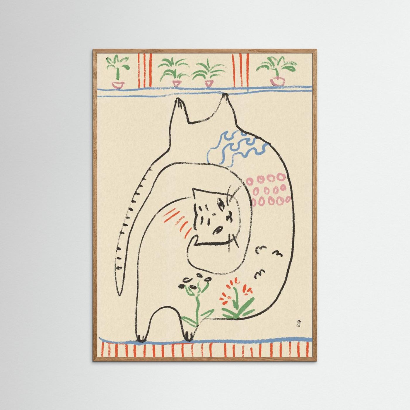 Playful Cats Illustration by Raipa Studio