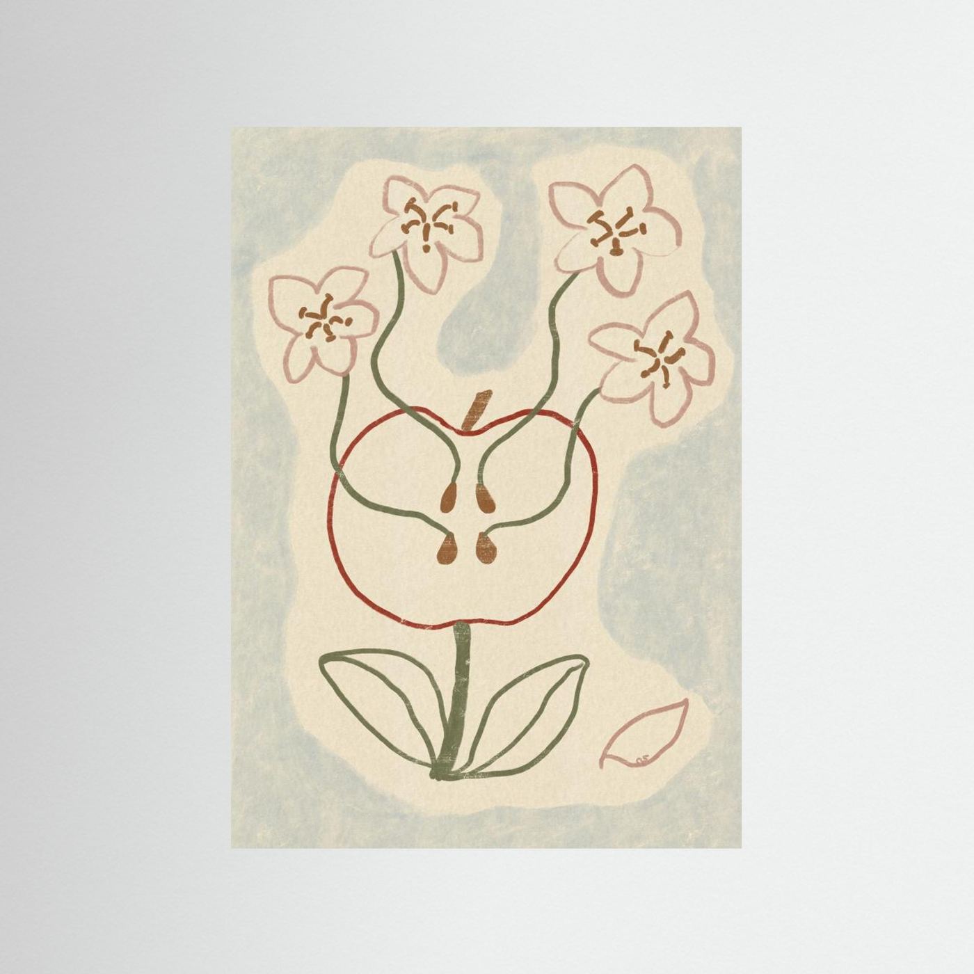 Blooming Apple Blossoms by Raipa Studio