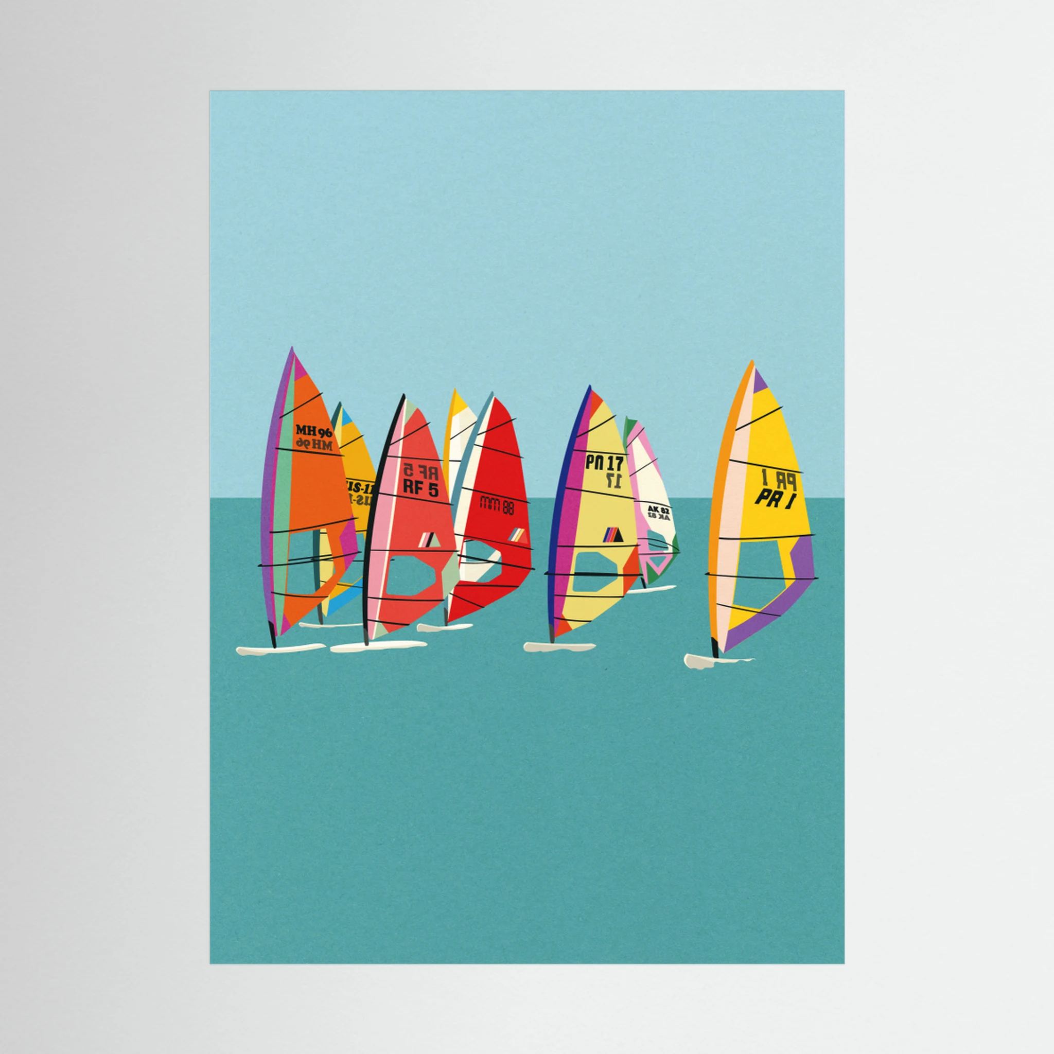 Baltic Sea Windsurfing by Rosi Feist