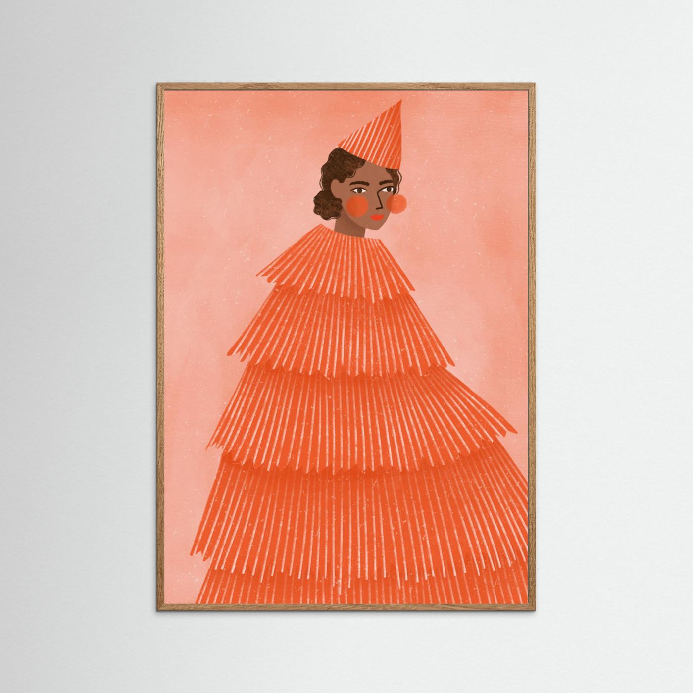 Orange Party Girl by Bea Müller