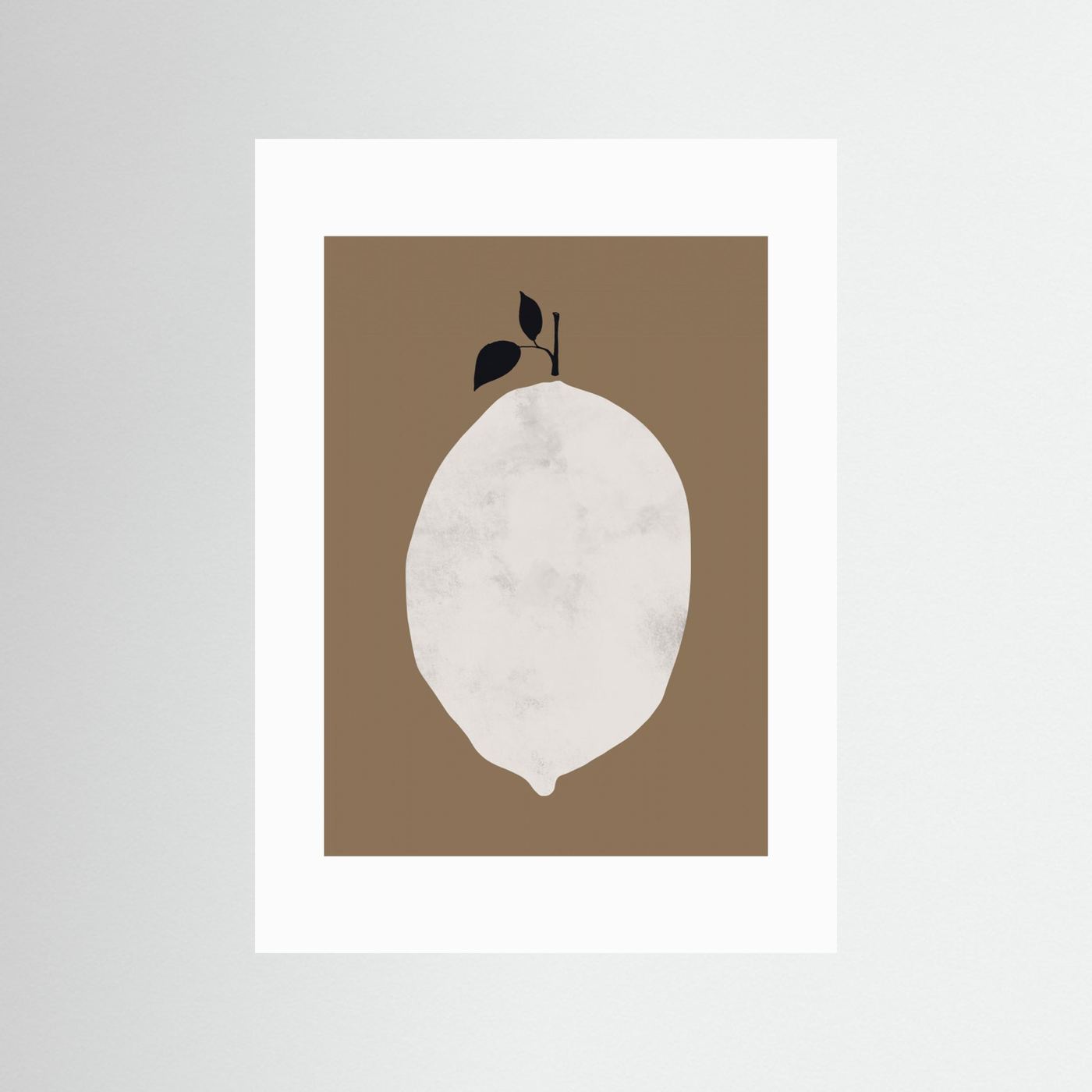 Minimal Lemon Still Life by Danushka Abeygoda