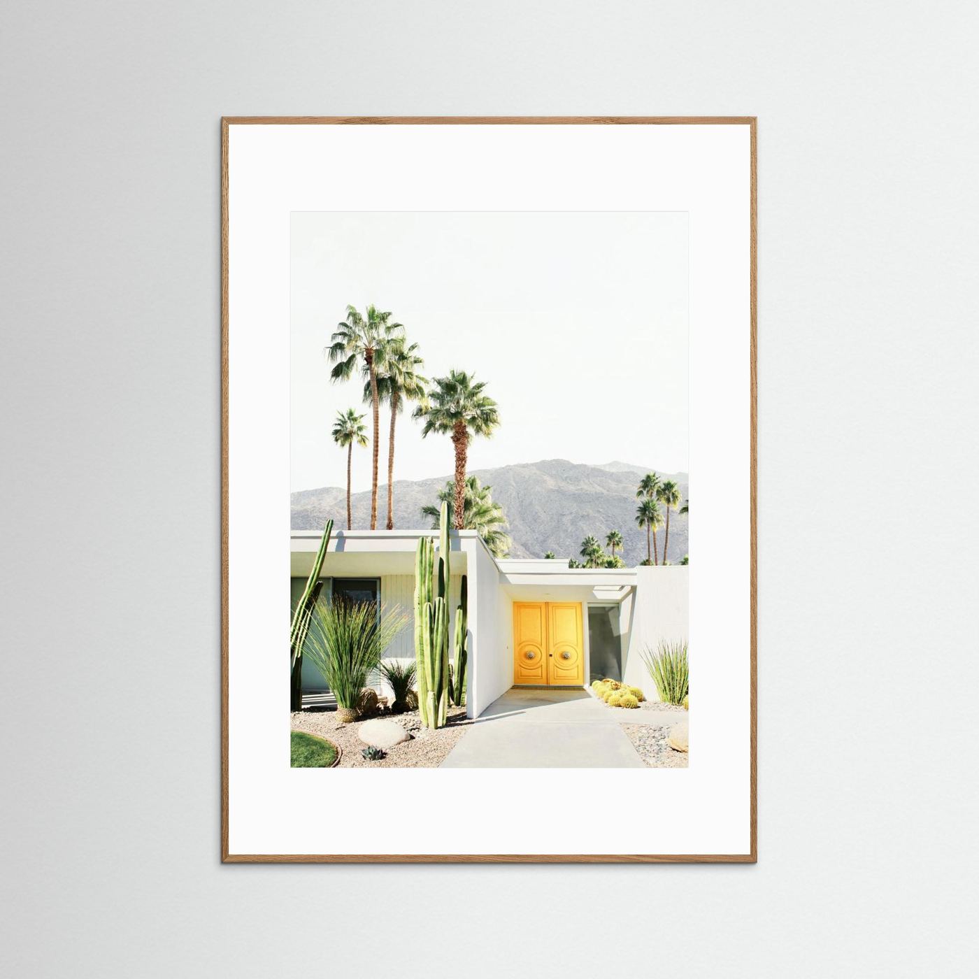 Palm Springs Yellow Door by Kathrin Pienaar