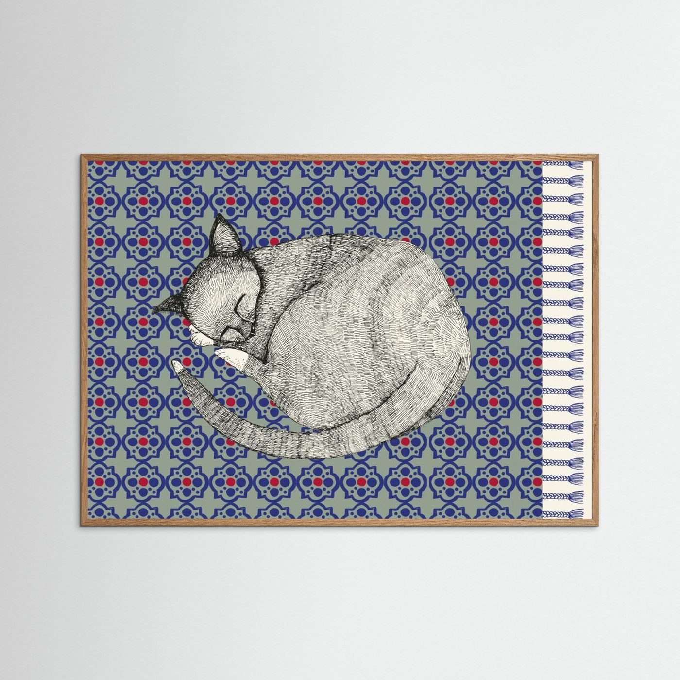 Sleeping Cat II by Kasia Walentynowicz