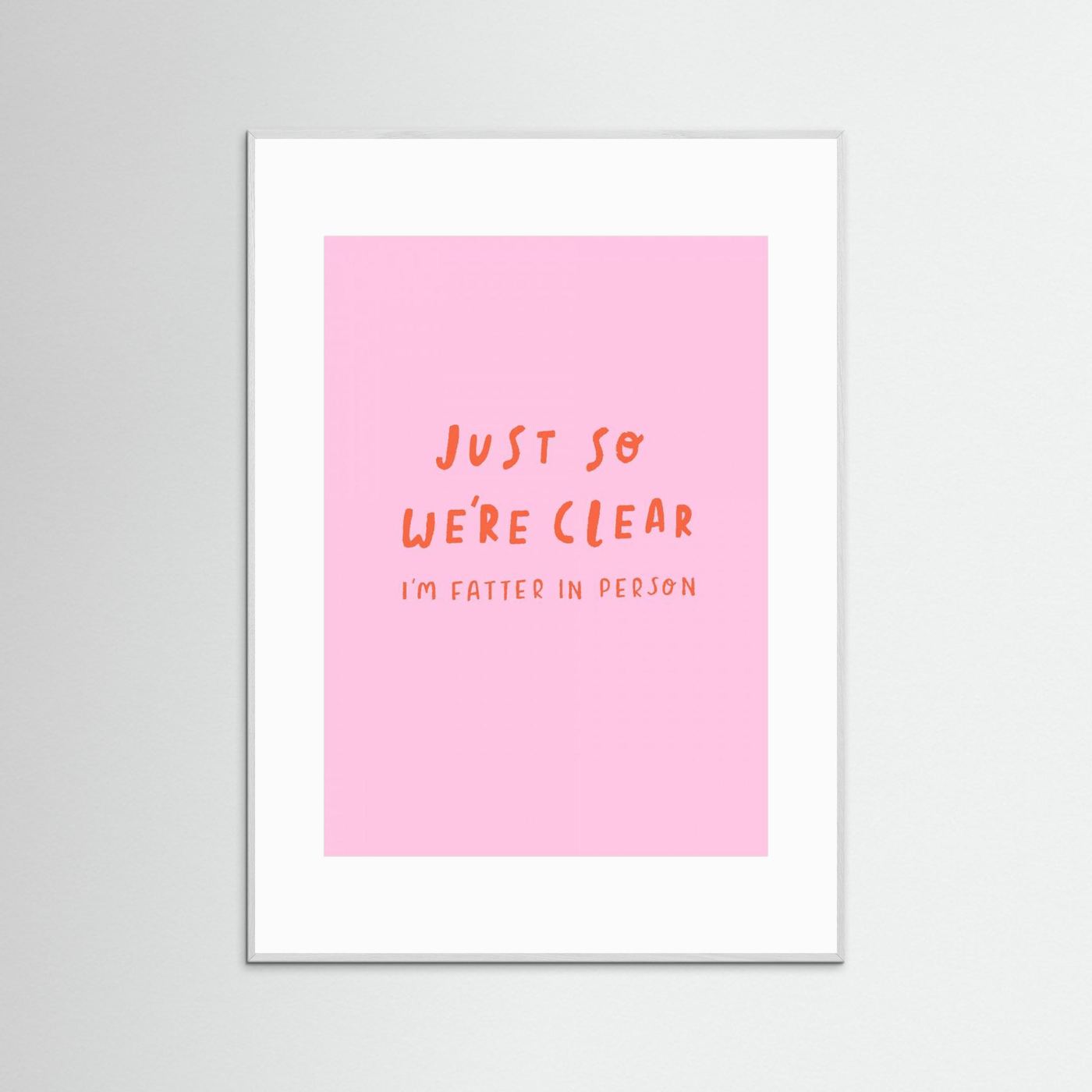 Just so We're Clear by Aislinn Simmonds