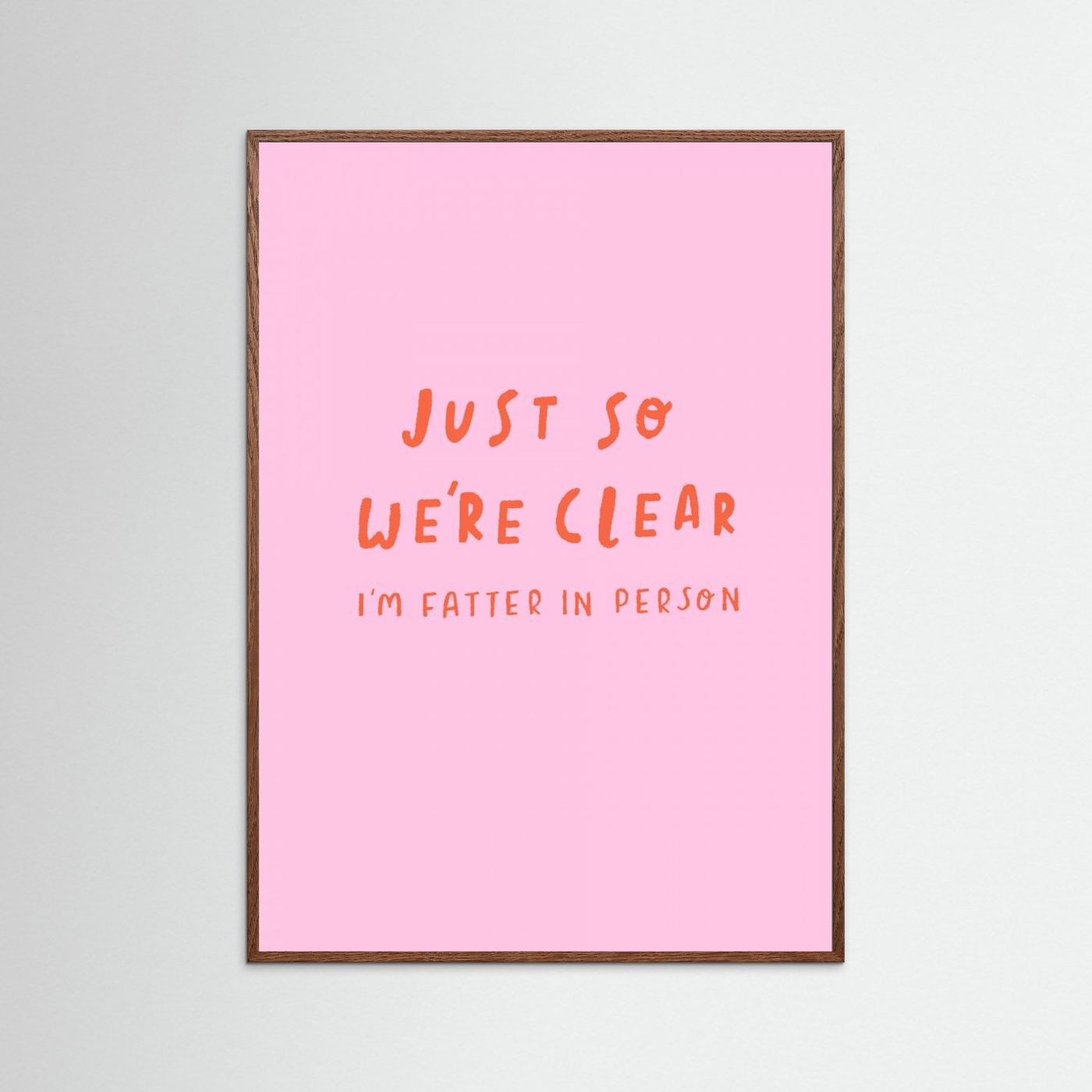 Just so We're Clear by Aislinn Simmonds