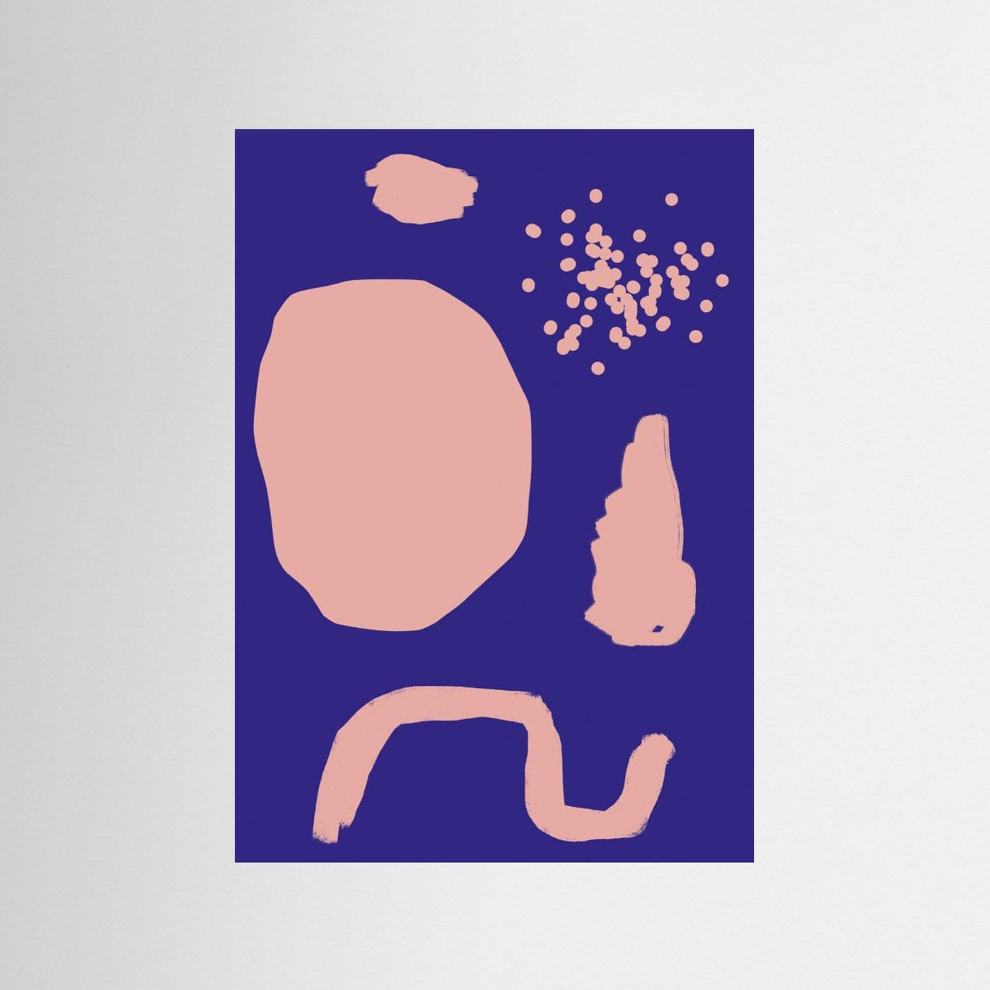 Findings in Blue and Pink by Maren Gross
