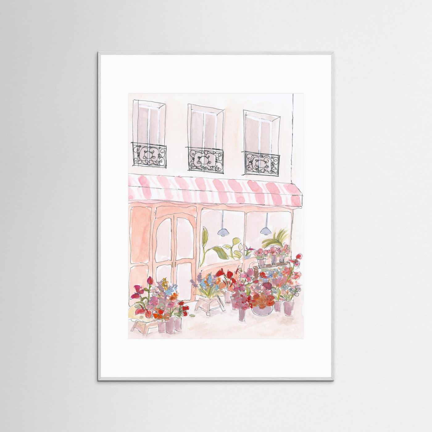 Pink Flower Shop by Katharina Puritscher