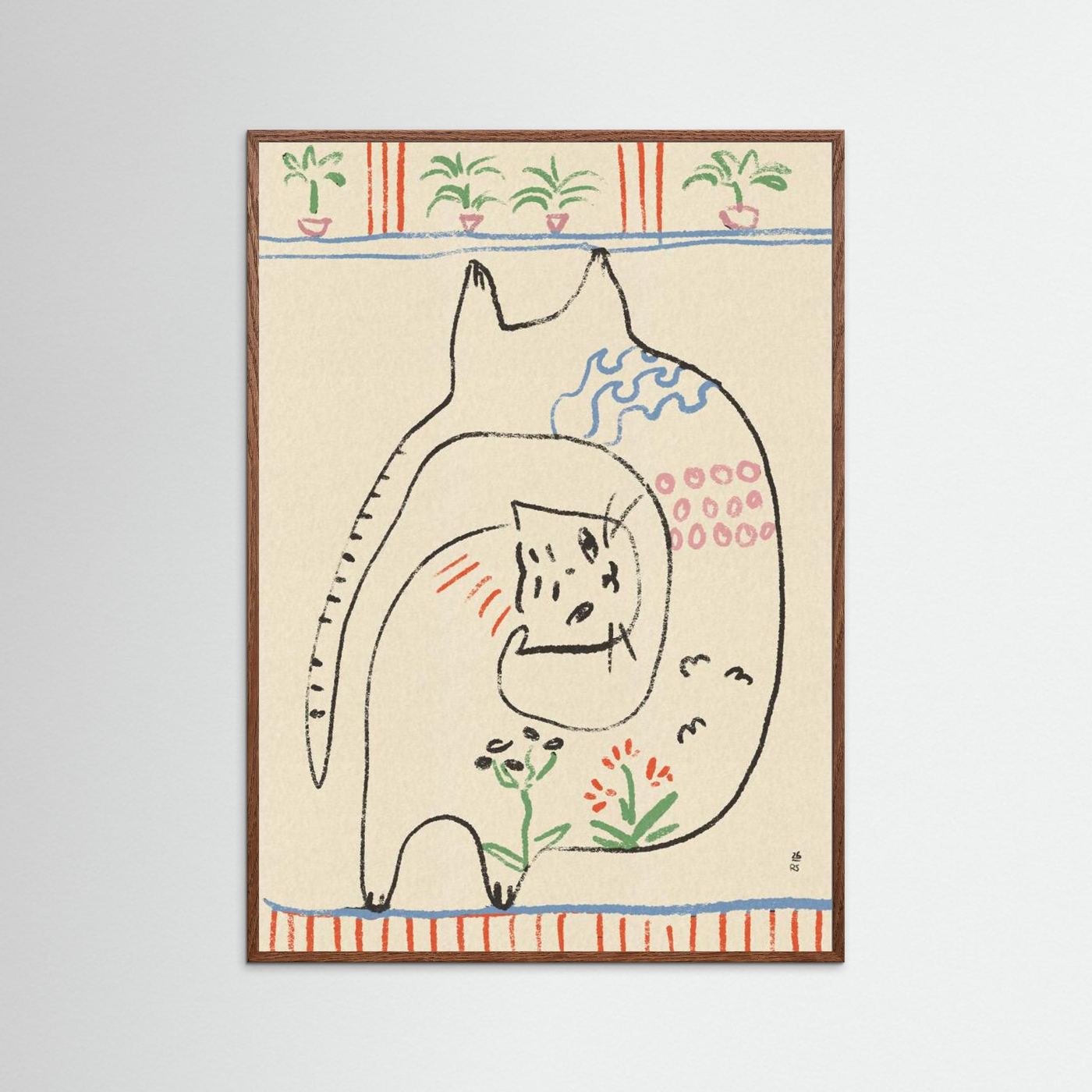Playful Cats Illustration by Raipa Studio