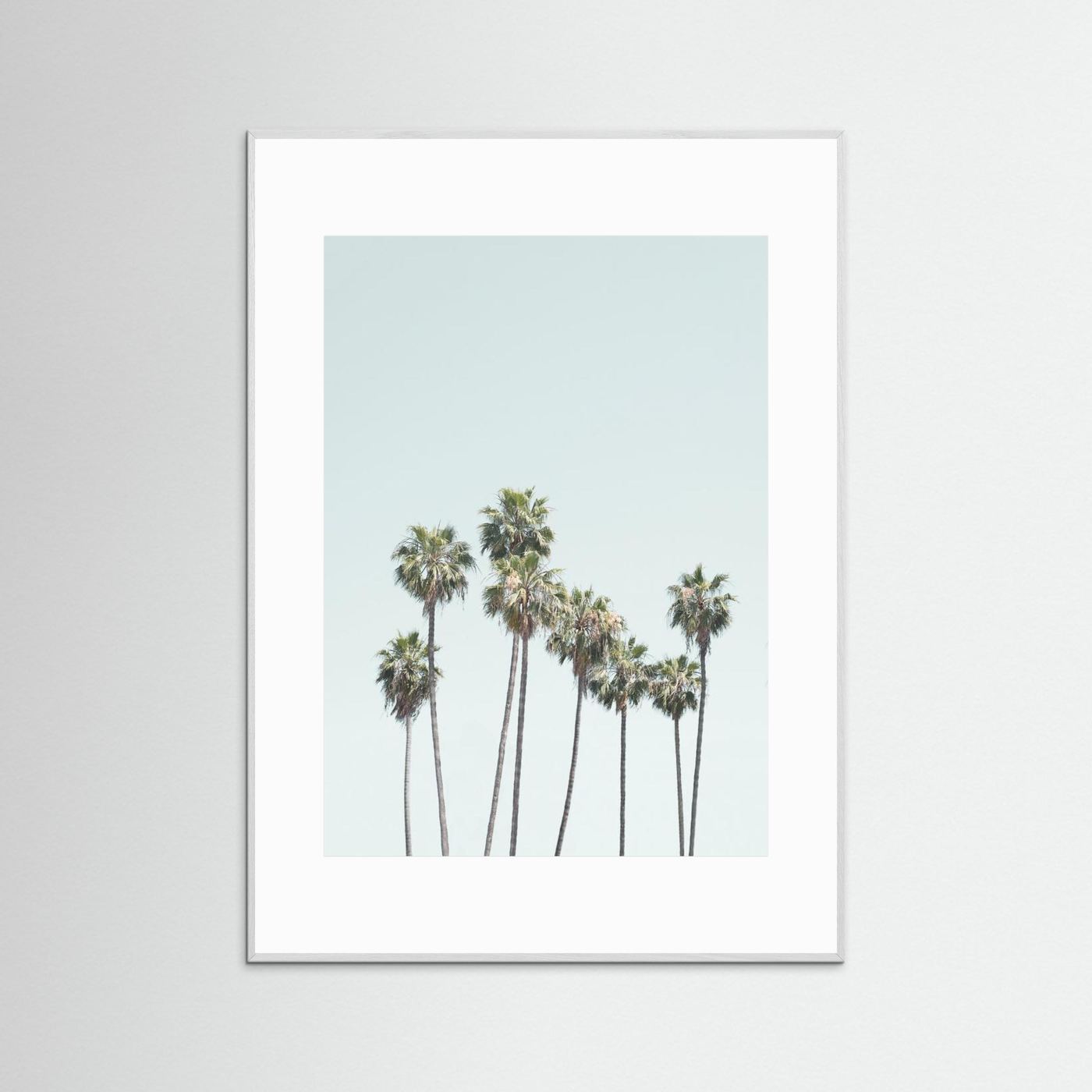 Blue Palm Trees by Kathrin Pienaar