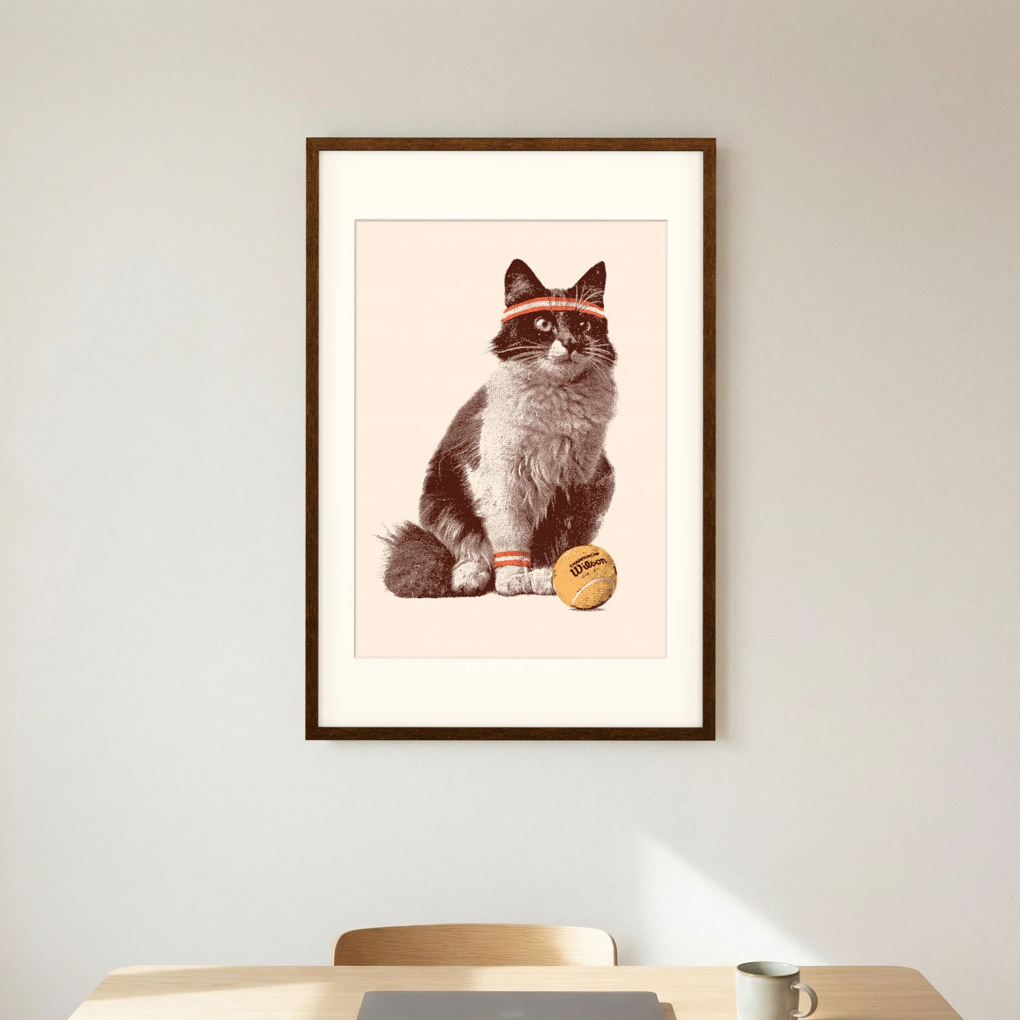Chat Tennis by Florent Bodart
