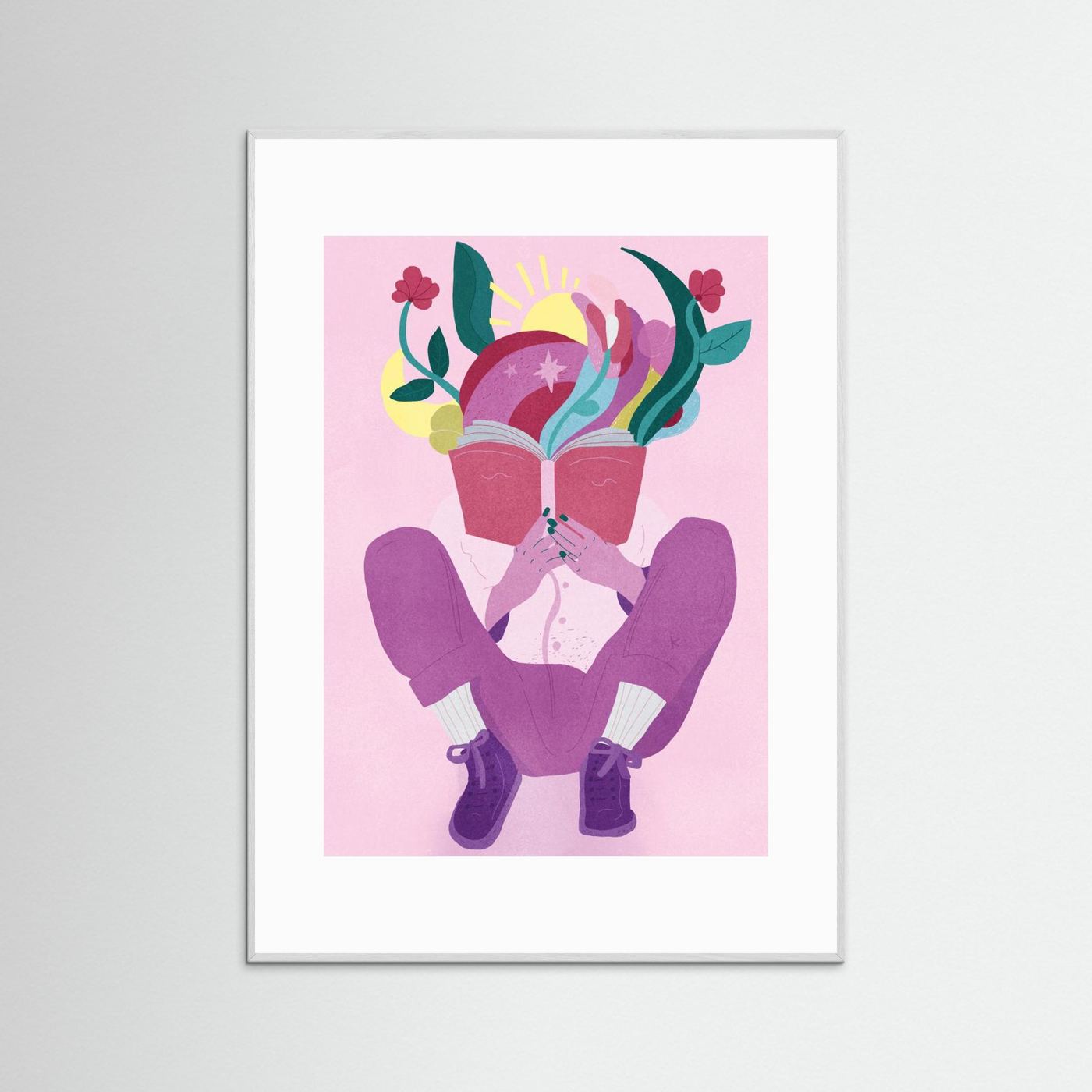 Reading Imagination Blooms by Sylwia Kubus