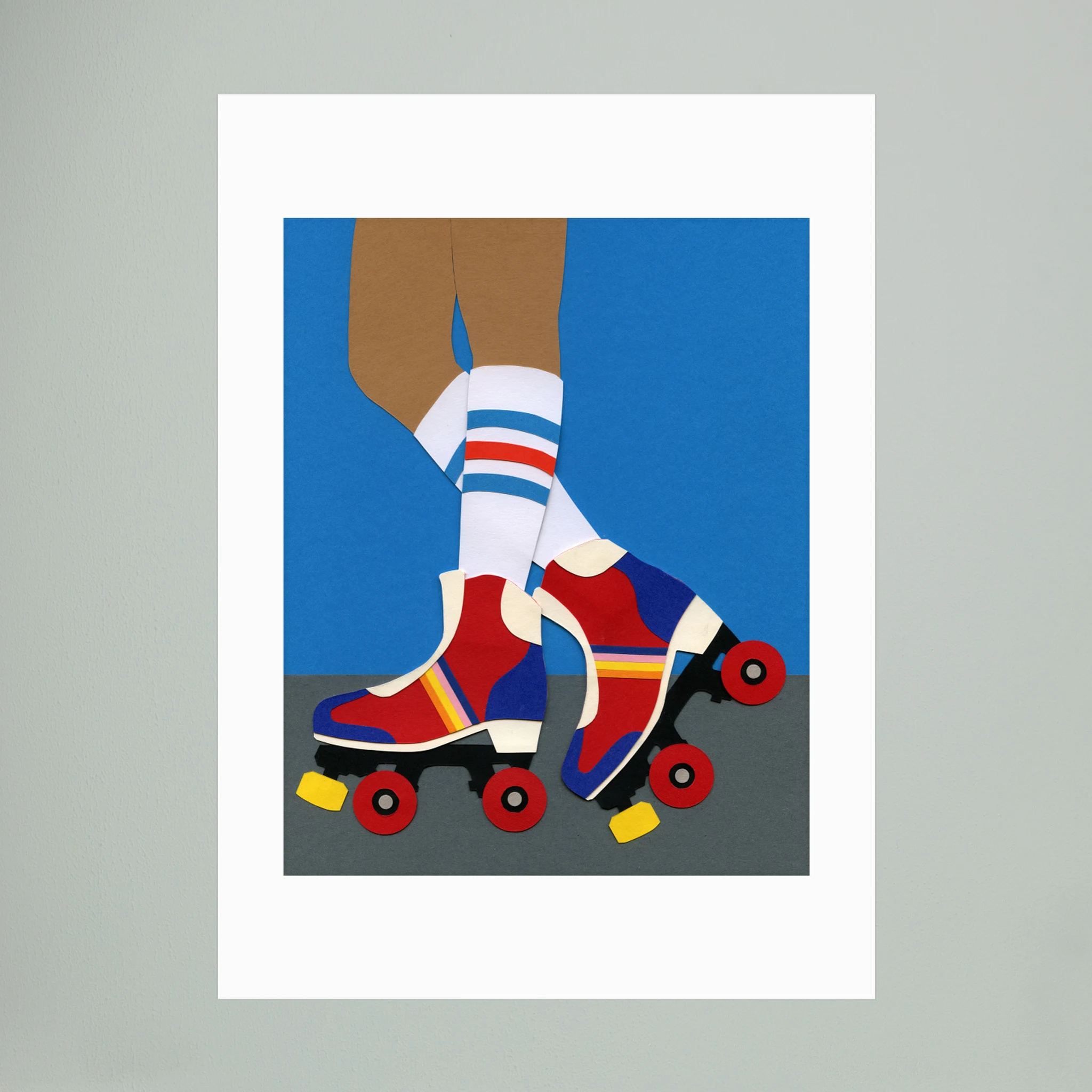 Retro Roller Skates by Rosi Feist