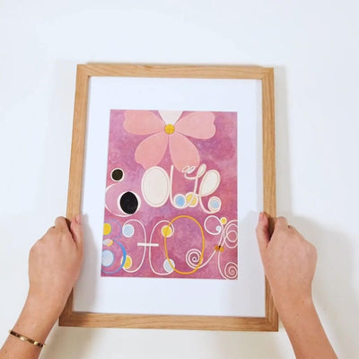 Choose a framed poster - we’ll take care of the rest. Each frame is handcrafted for lasting quality, using premium materials like American white oak or brushed metal.