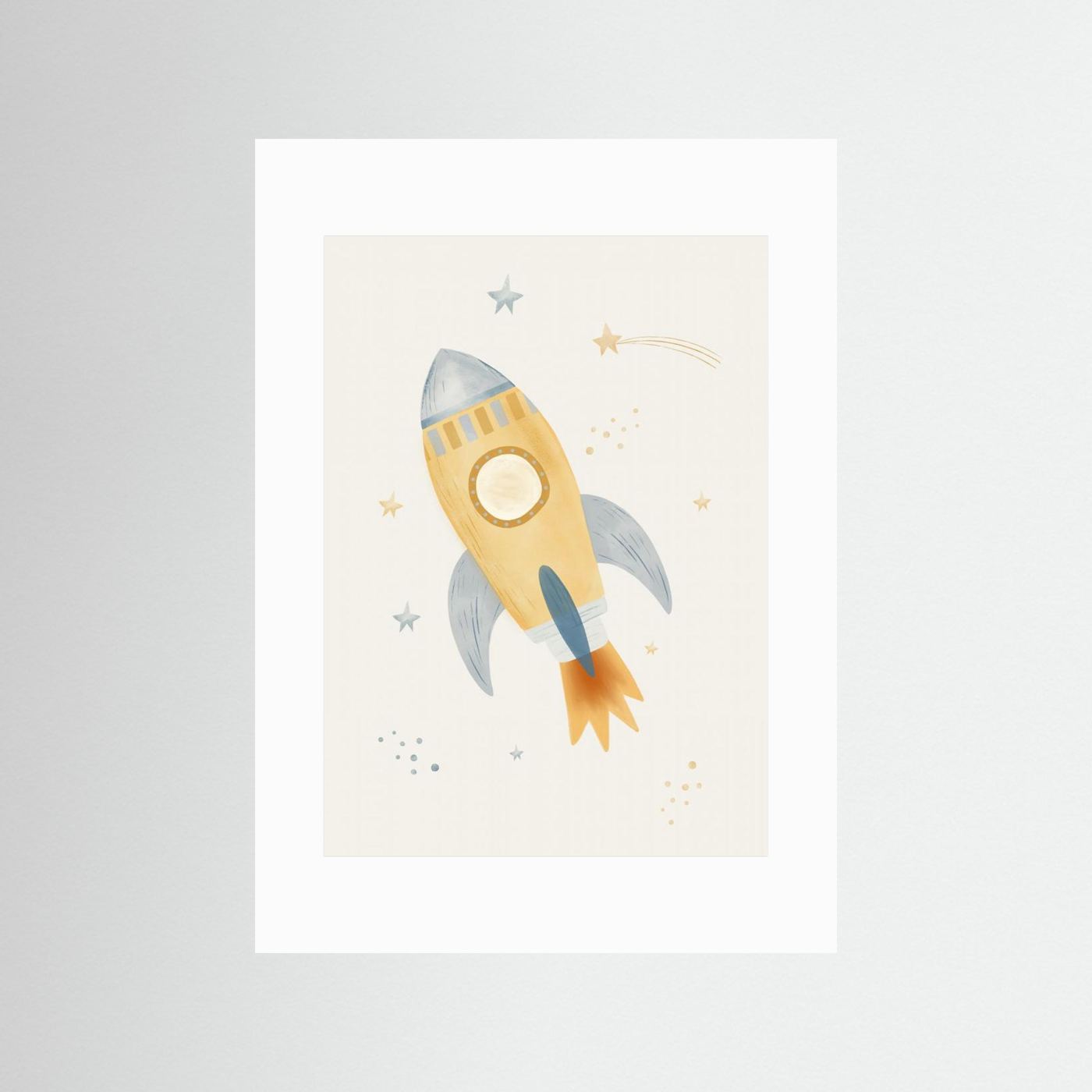 Whimsical Space Rocket by Menina Lisboa