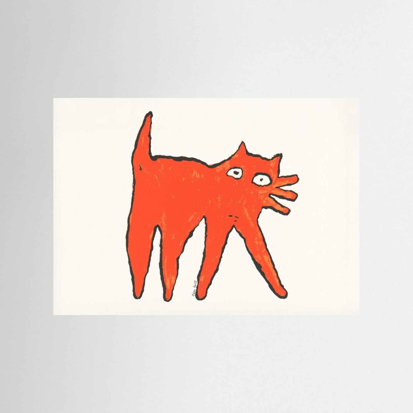 Orange Cat by Eden Kalif