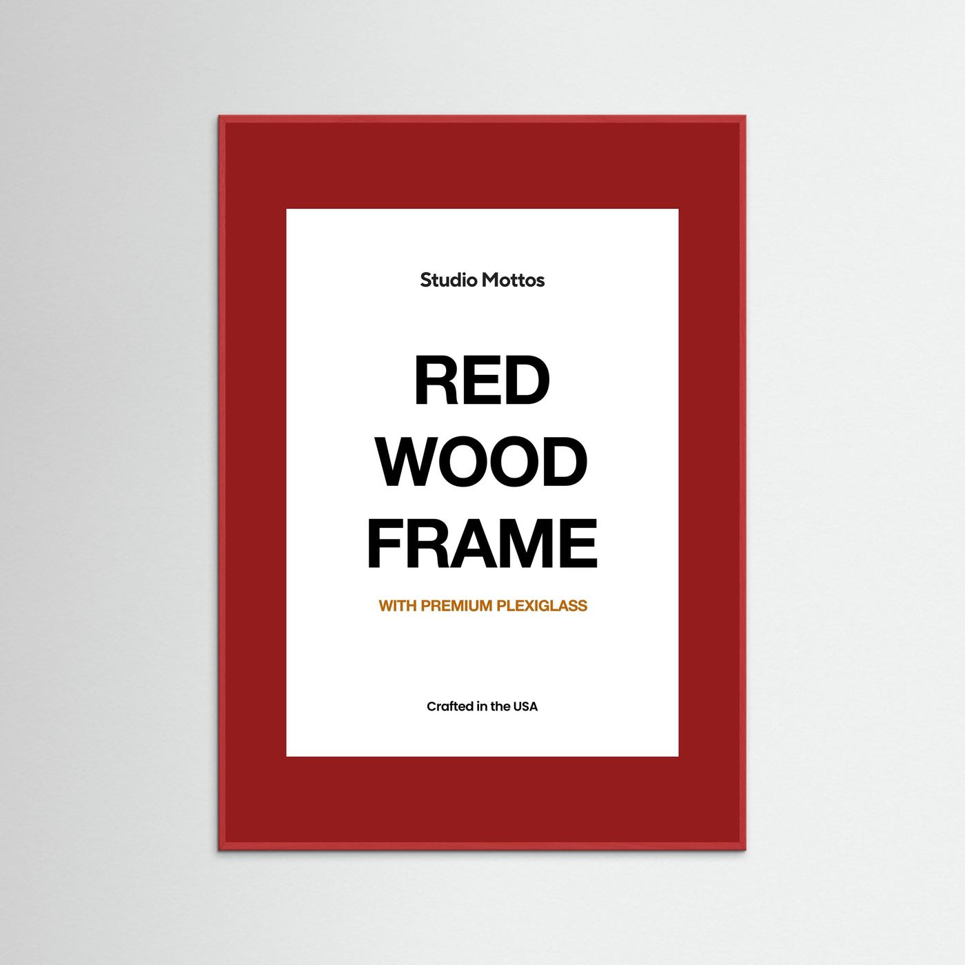 Red Wood Frame