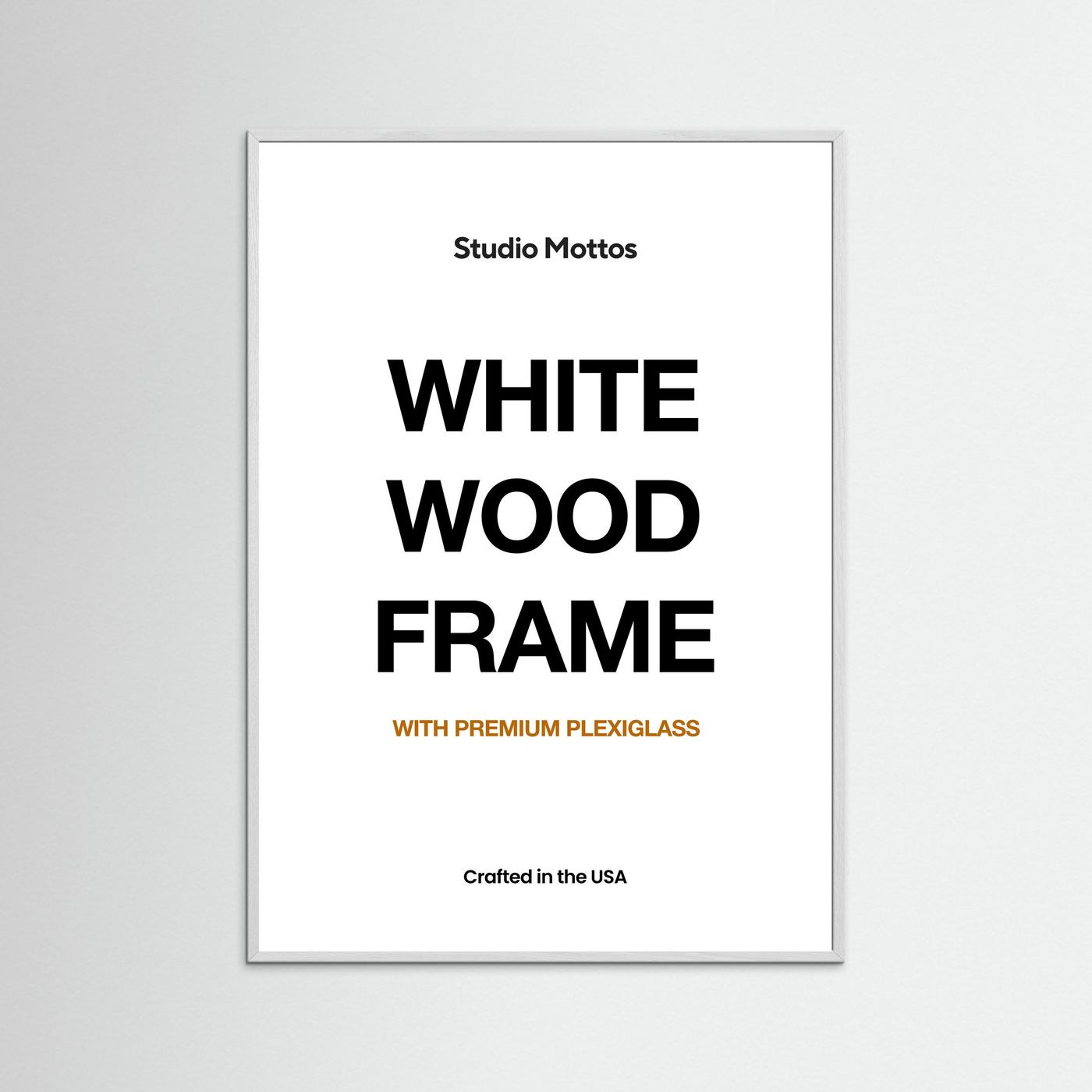 White Wood Frame