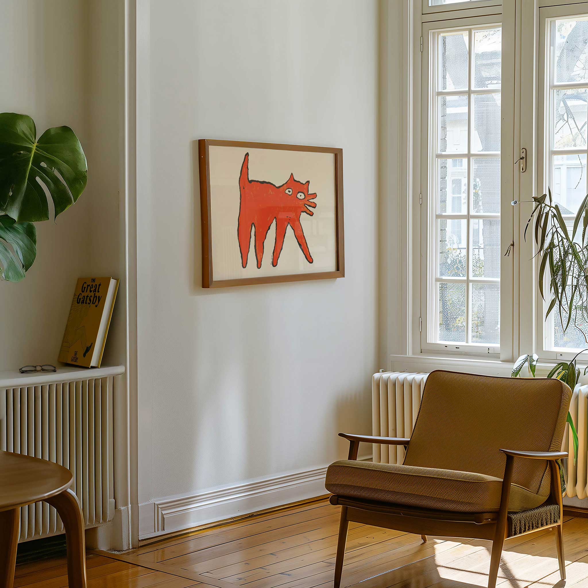 Orange Cat by Eden Kalif