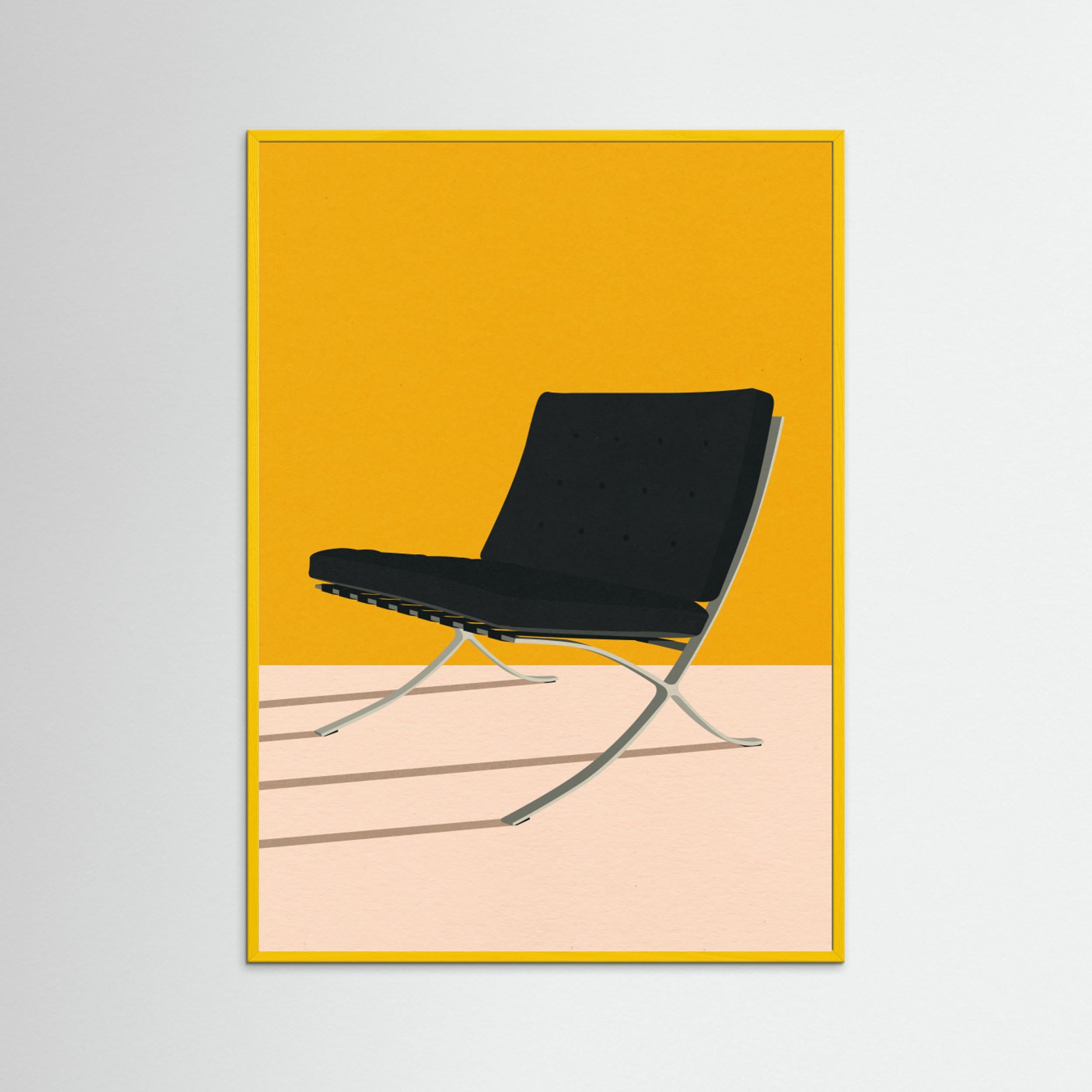 Barcelona Chair By Mies Van Der Rohe by Rosi Feist