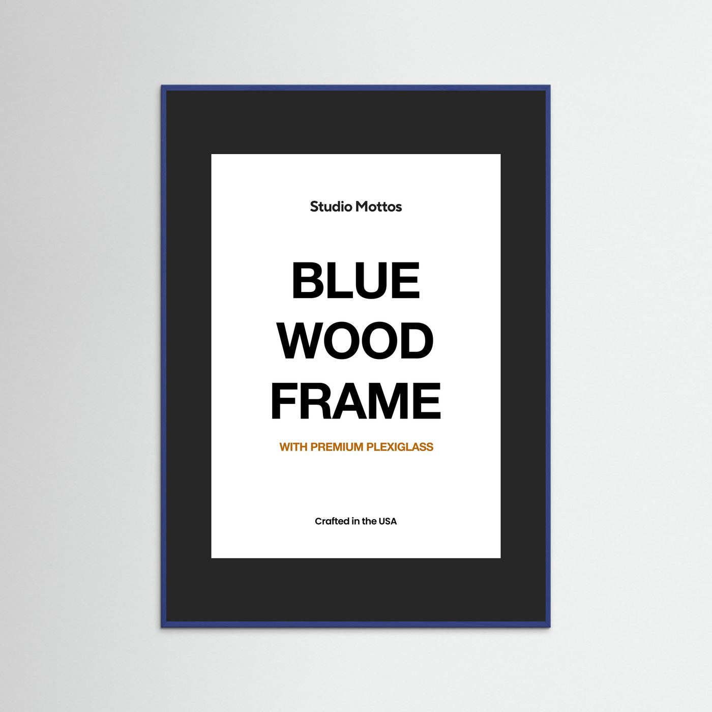 Blue Wood Frame