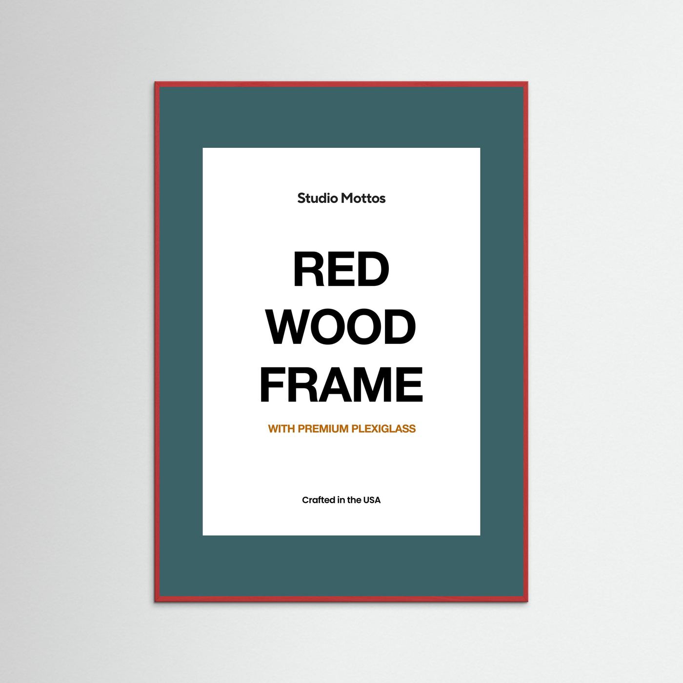 Red Wood Frame