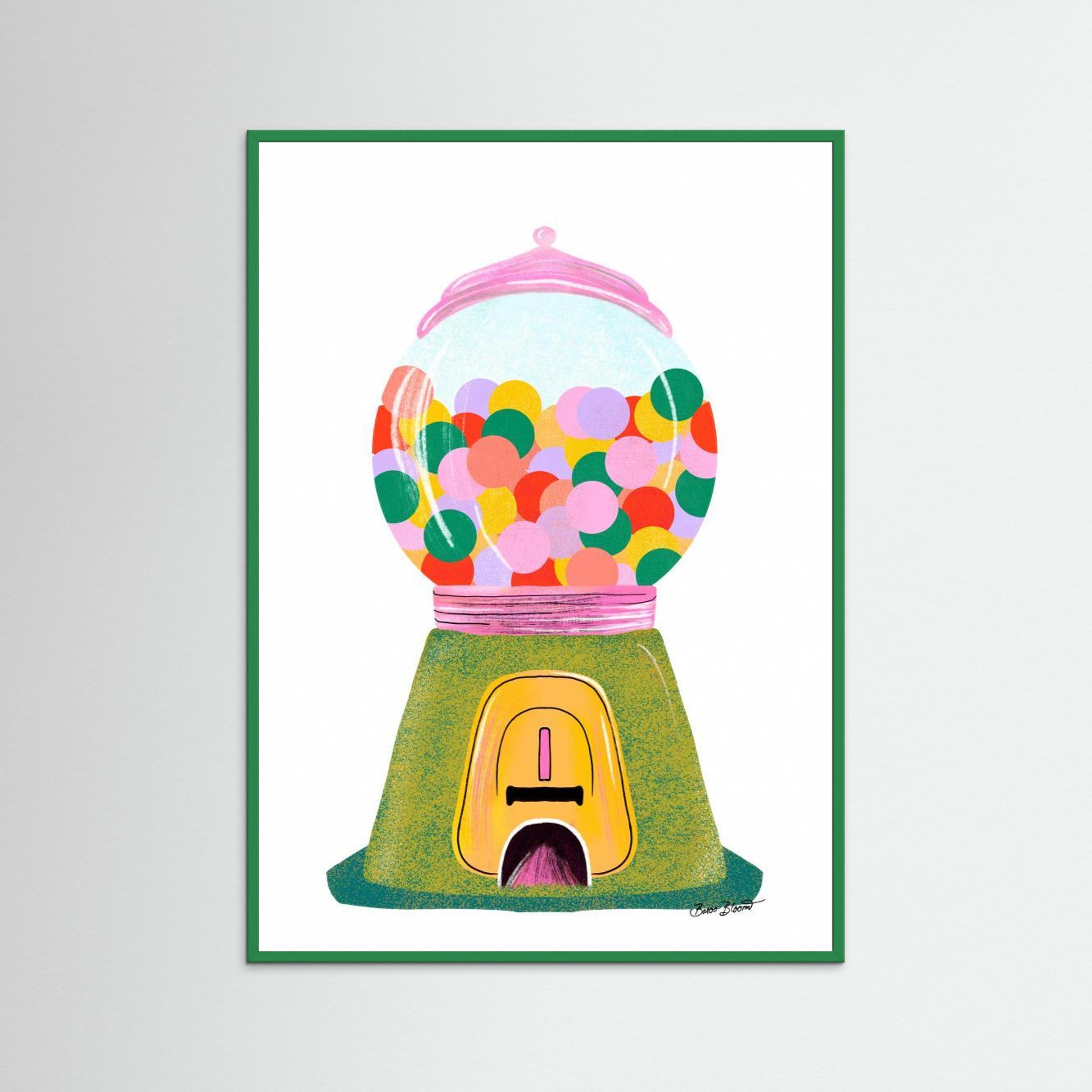 Bubble Gum Machine Green by Baroo Bloom