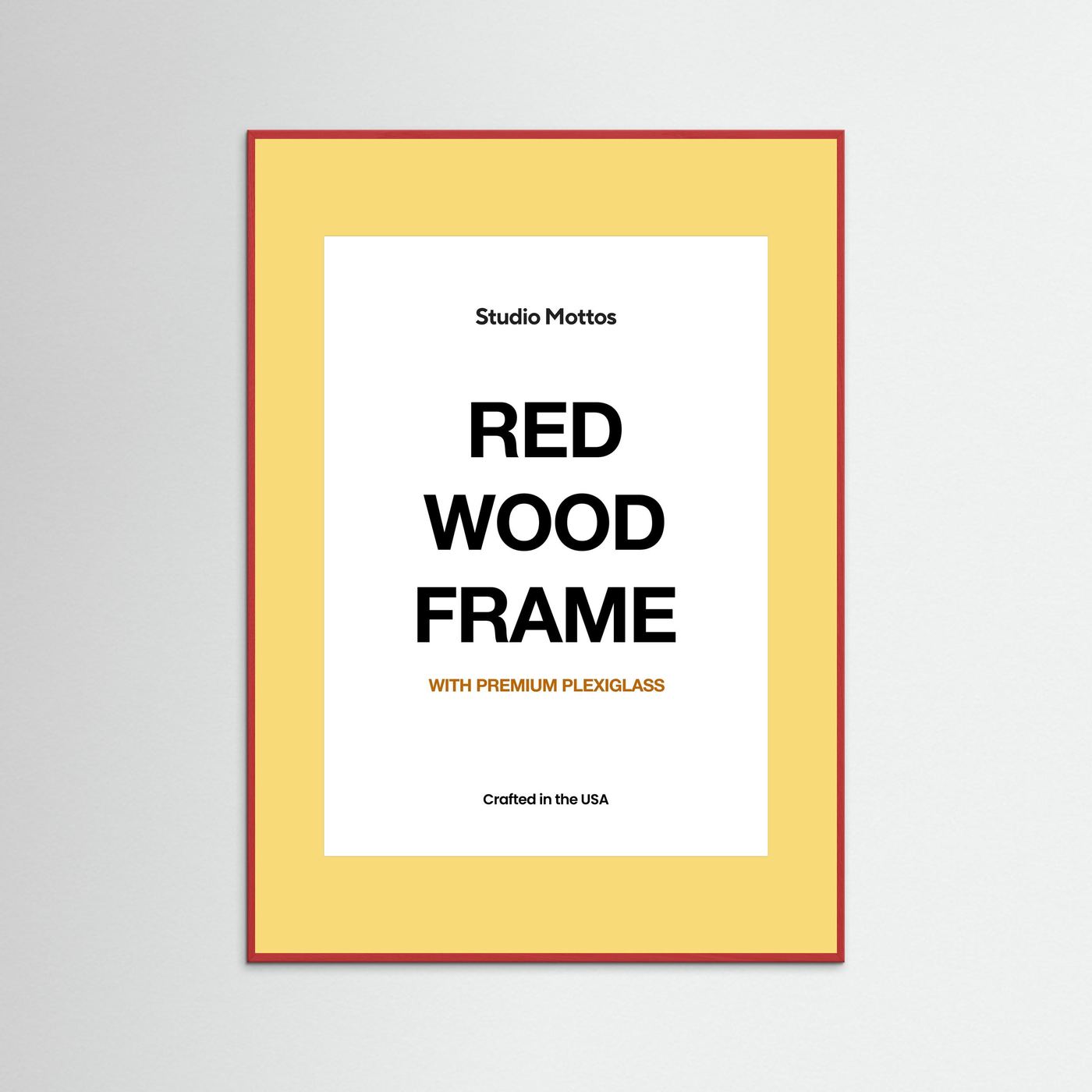 Red Wood Frame