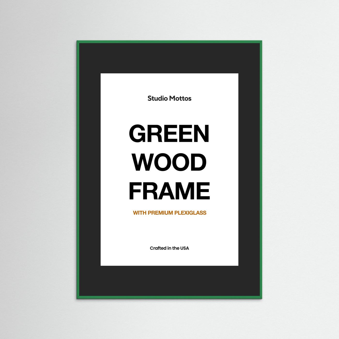 Green Wood Frame