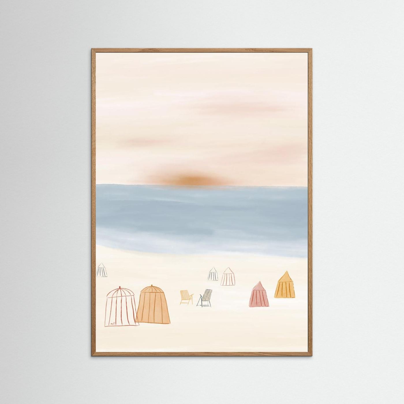 Empty Beach by Menina Lisboa